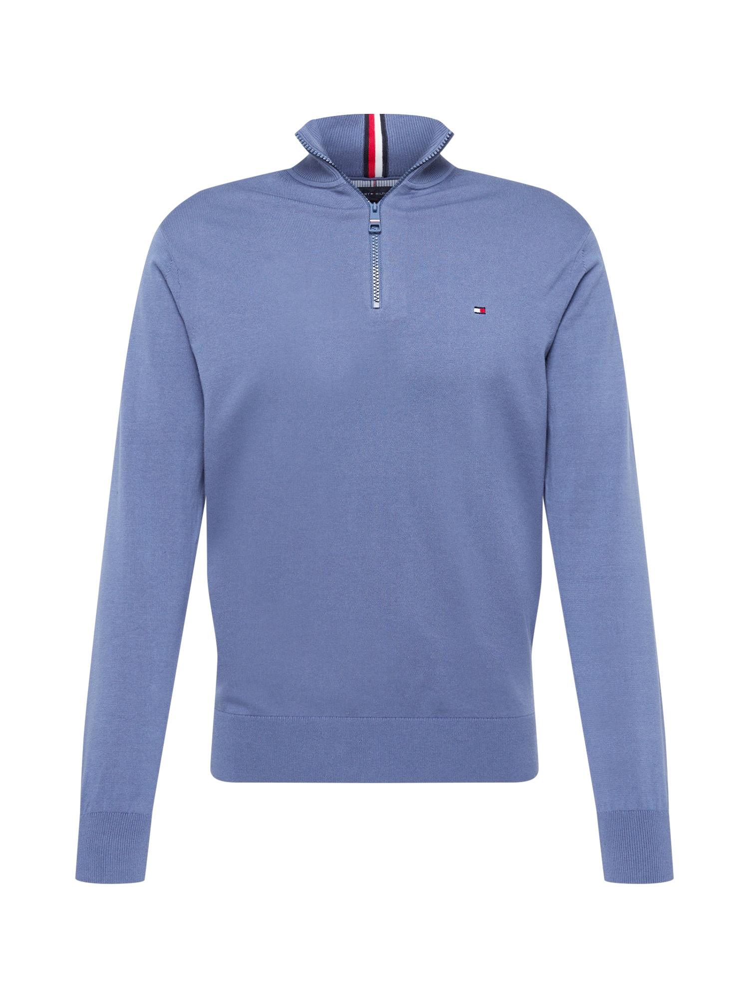 TOMMY HILFIGER Pulover  mornarska / golobje modra / rdeča / bela