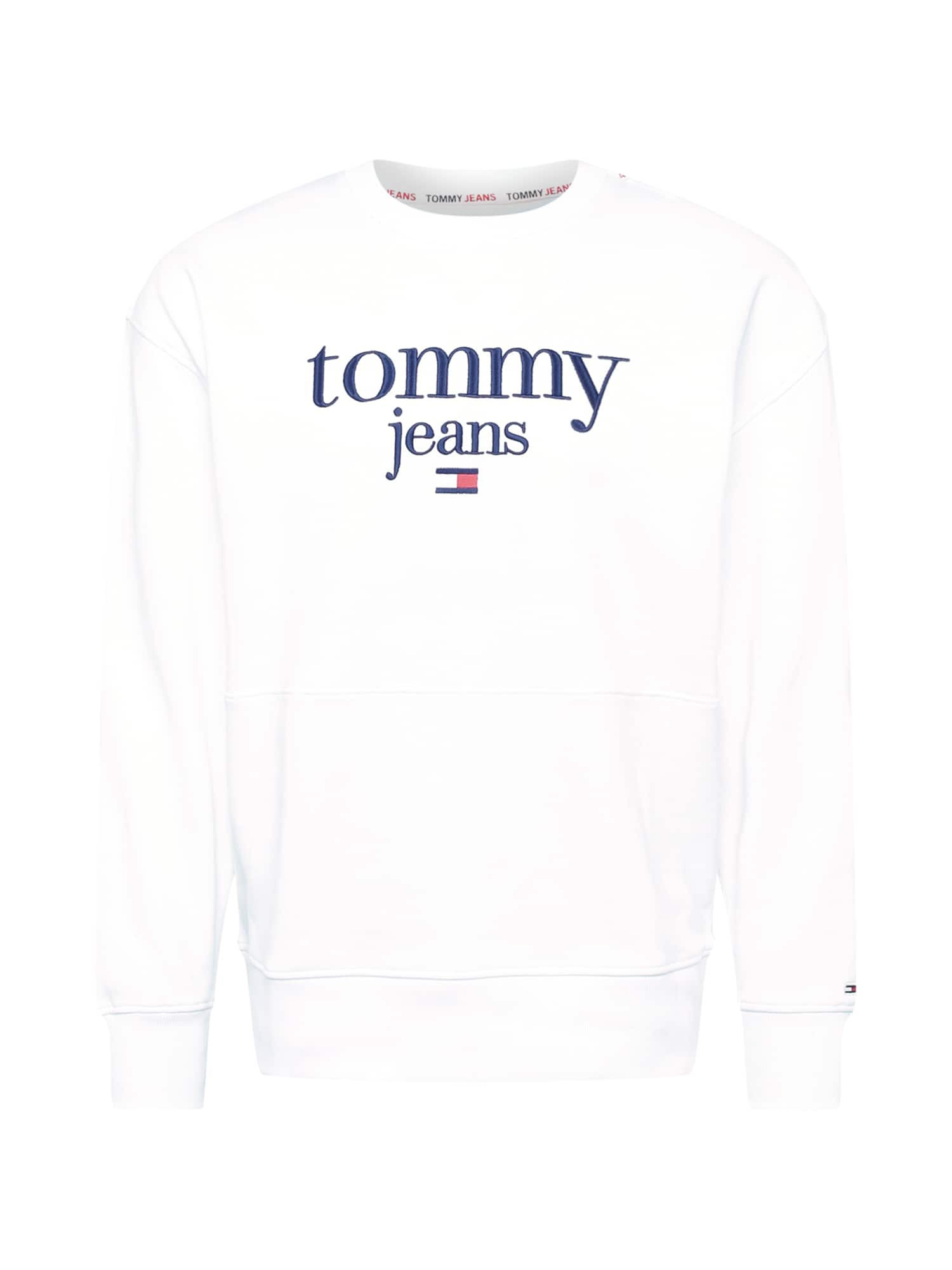 Tommy Jeans Majica  marine / bela