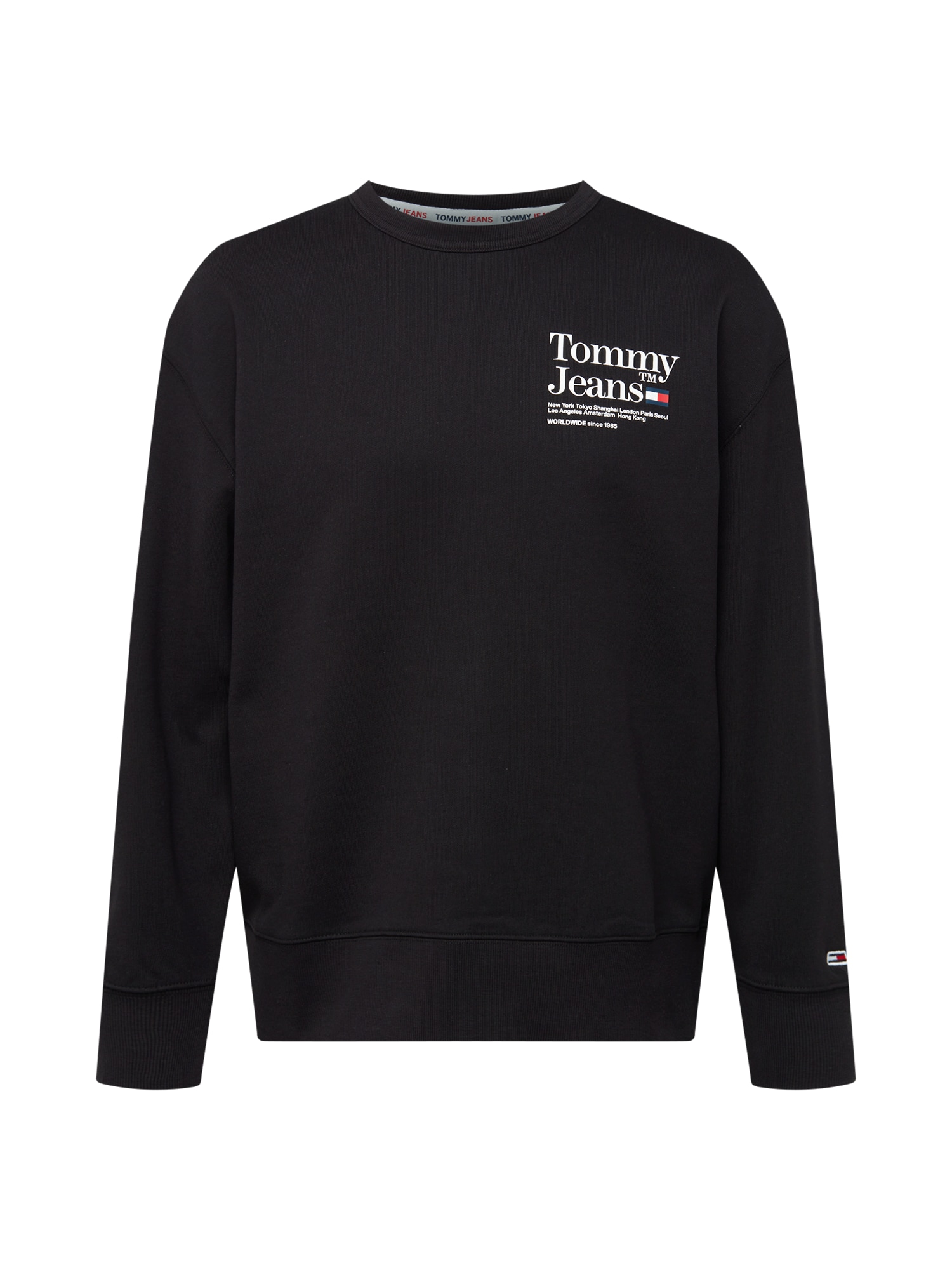 Tommy Jeans Majica  mornarska / rdeča / črna / bela