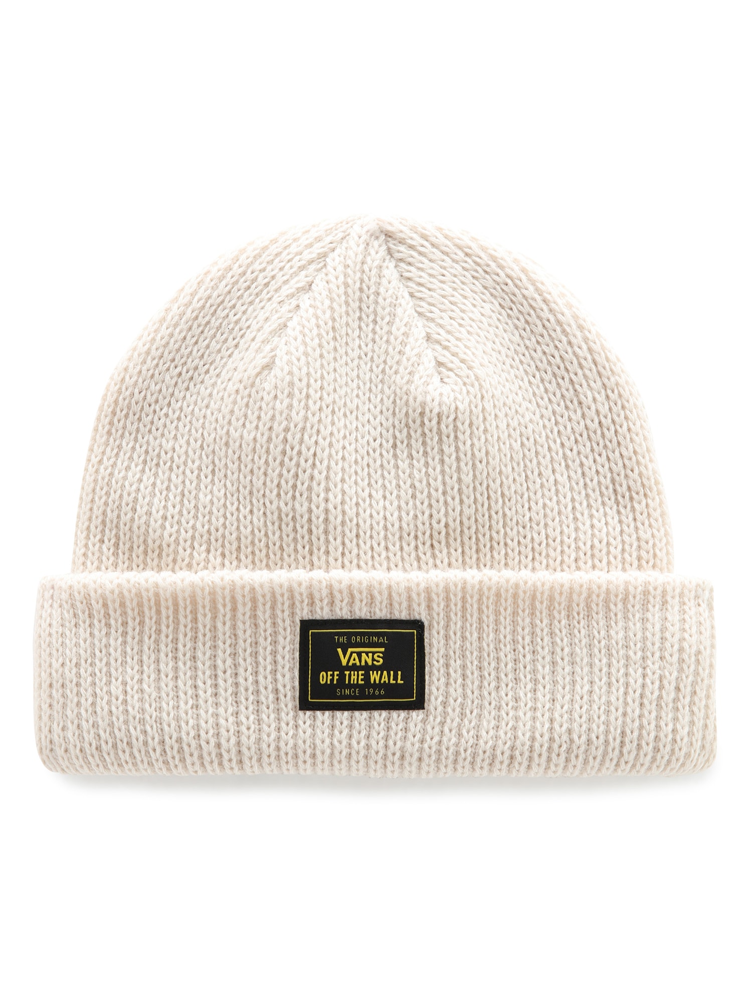 VANS Kape 'BRUCKNER CUFF BEANIE'  svetlo bež / rumena / črna