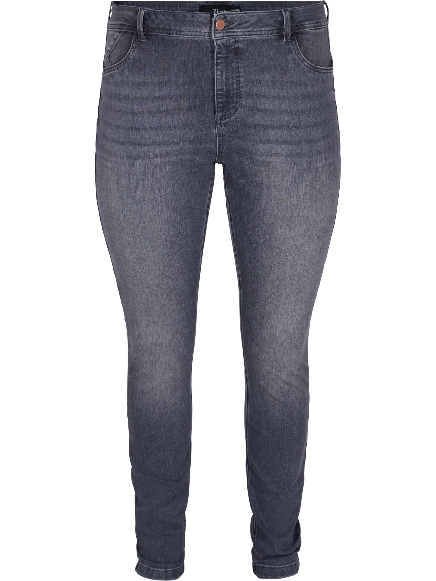 Zizzi Kavbojke 'Nille'  siv denim