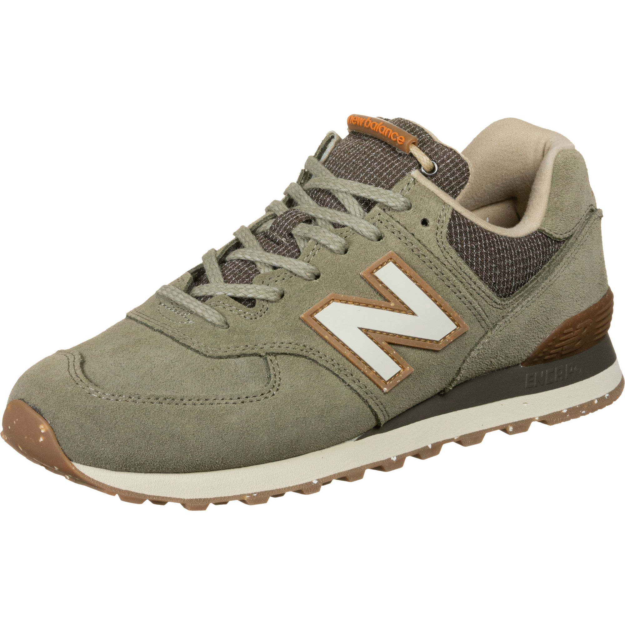 new balance Nizke superge  rjava / oliva / bela