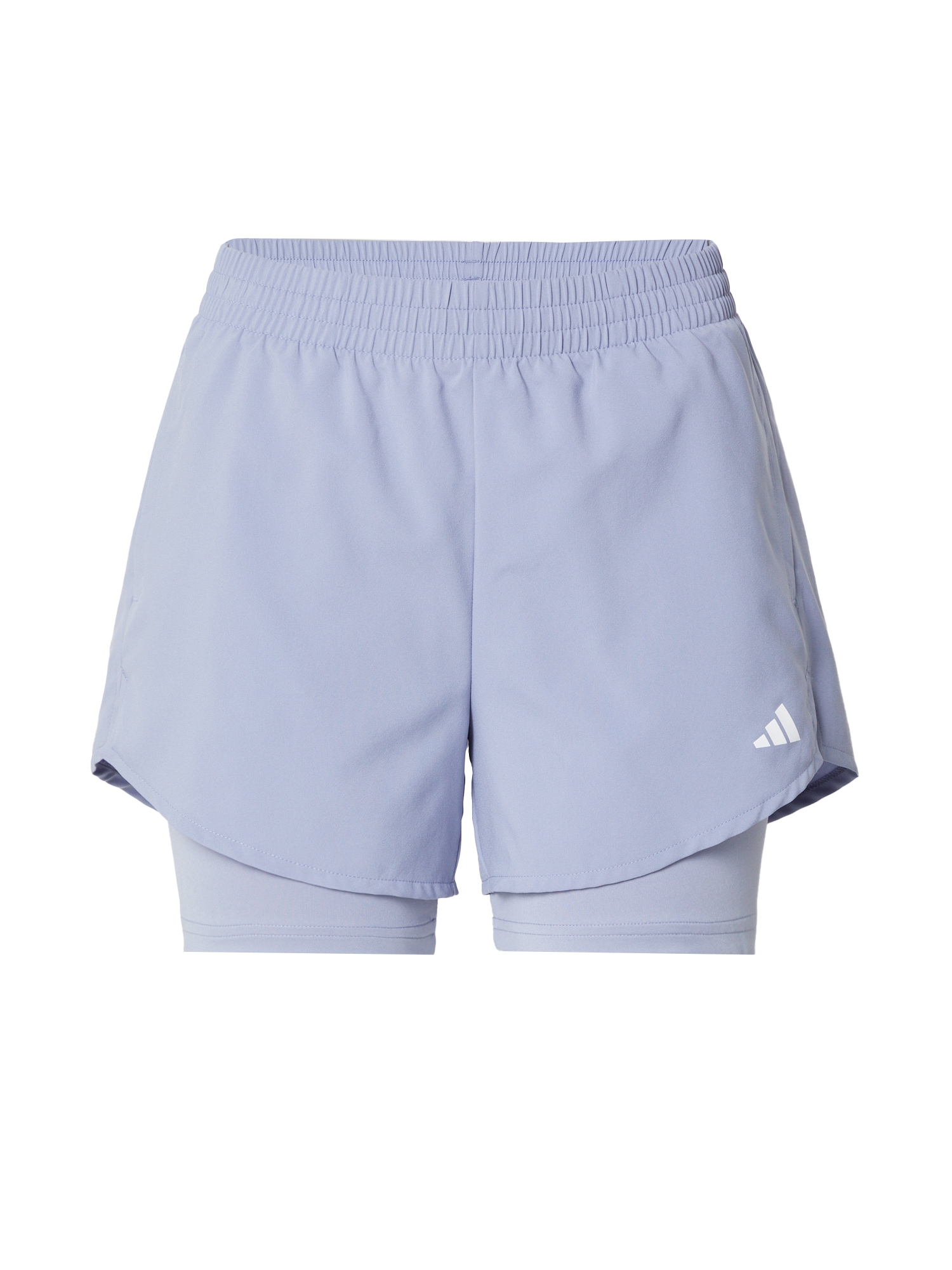 ADIDAS PERFORMANCE Športne hlače  svetlo modra / bela