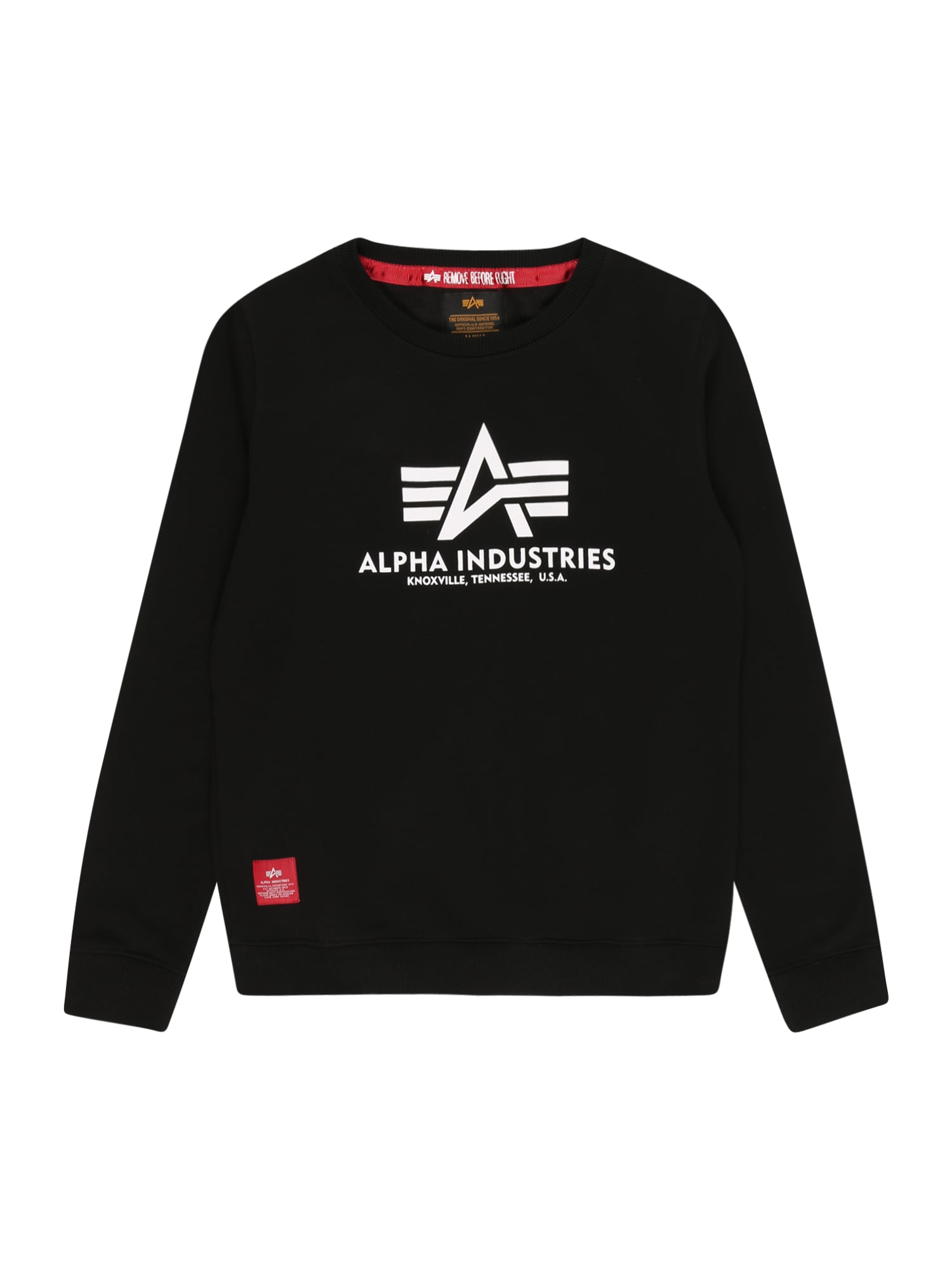 ALPHA INDUSTRIES Majica  rdeča / črna / bela