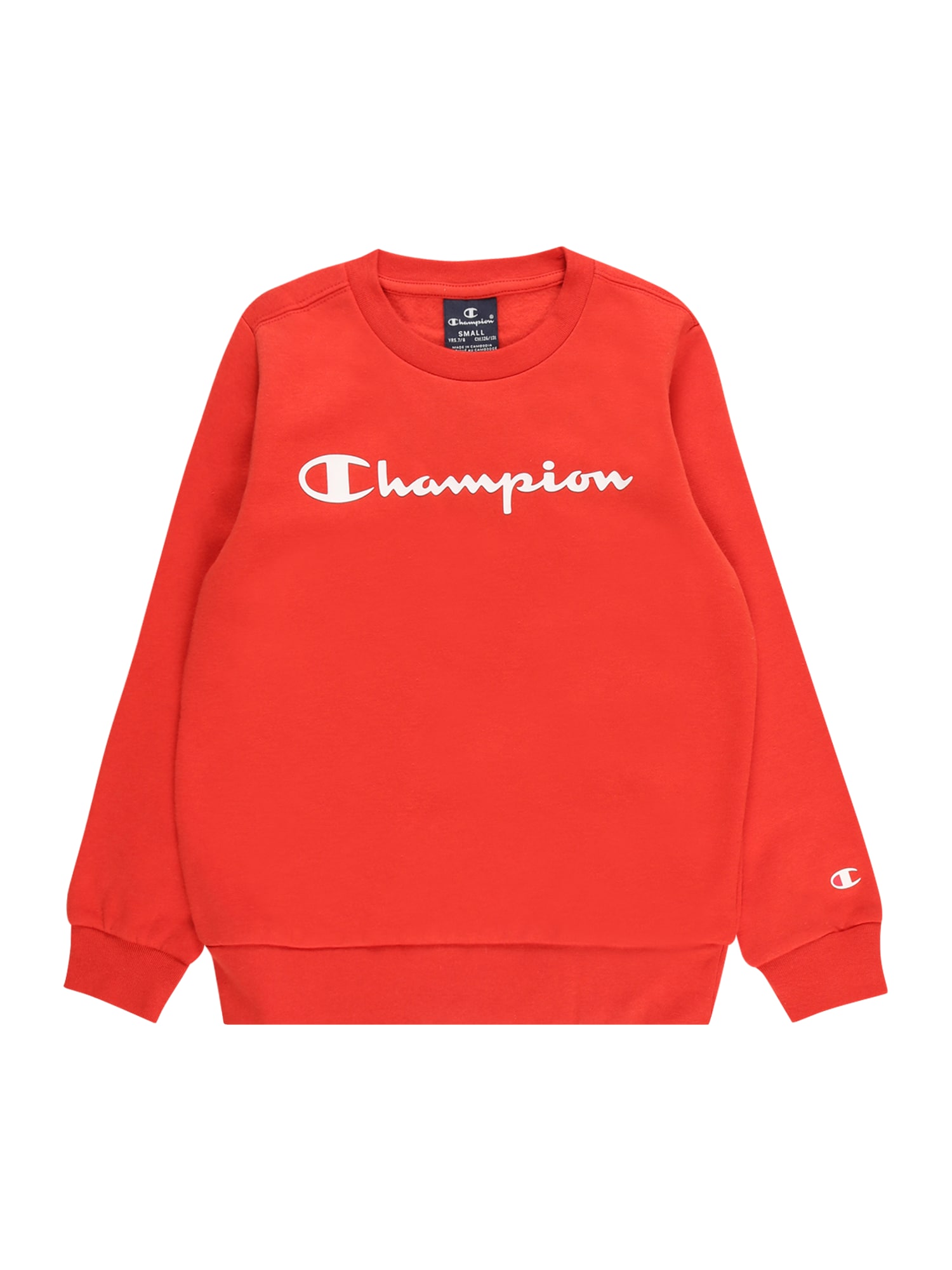 Champion Authentic Athletic Apparel Majica  ognjeno rdeča / bela