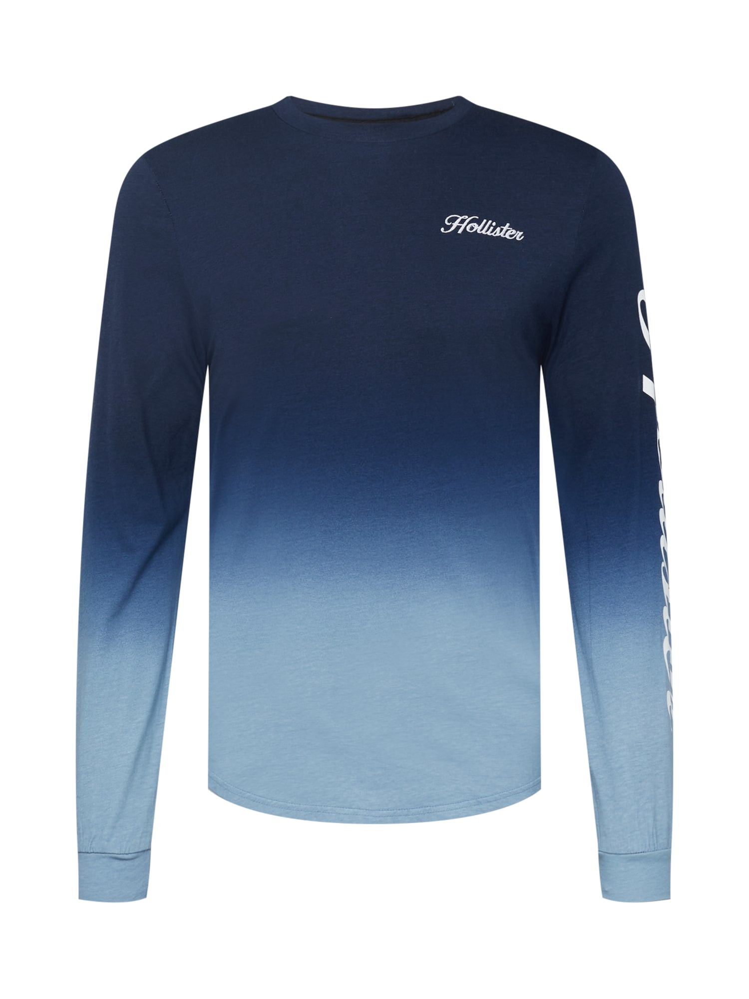 HOLLISTER Majica  marine / dimno modra / temno modra / bela