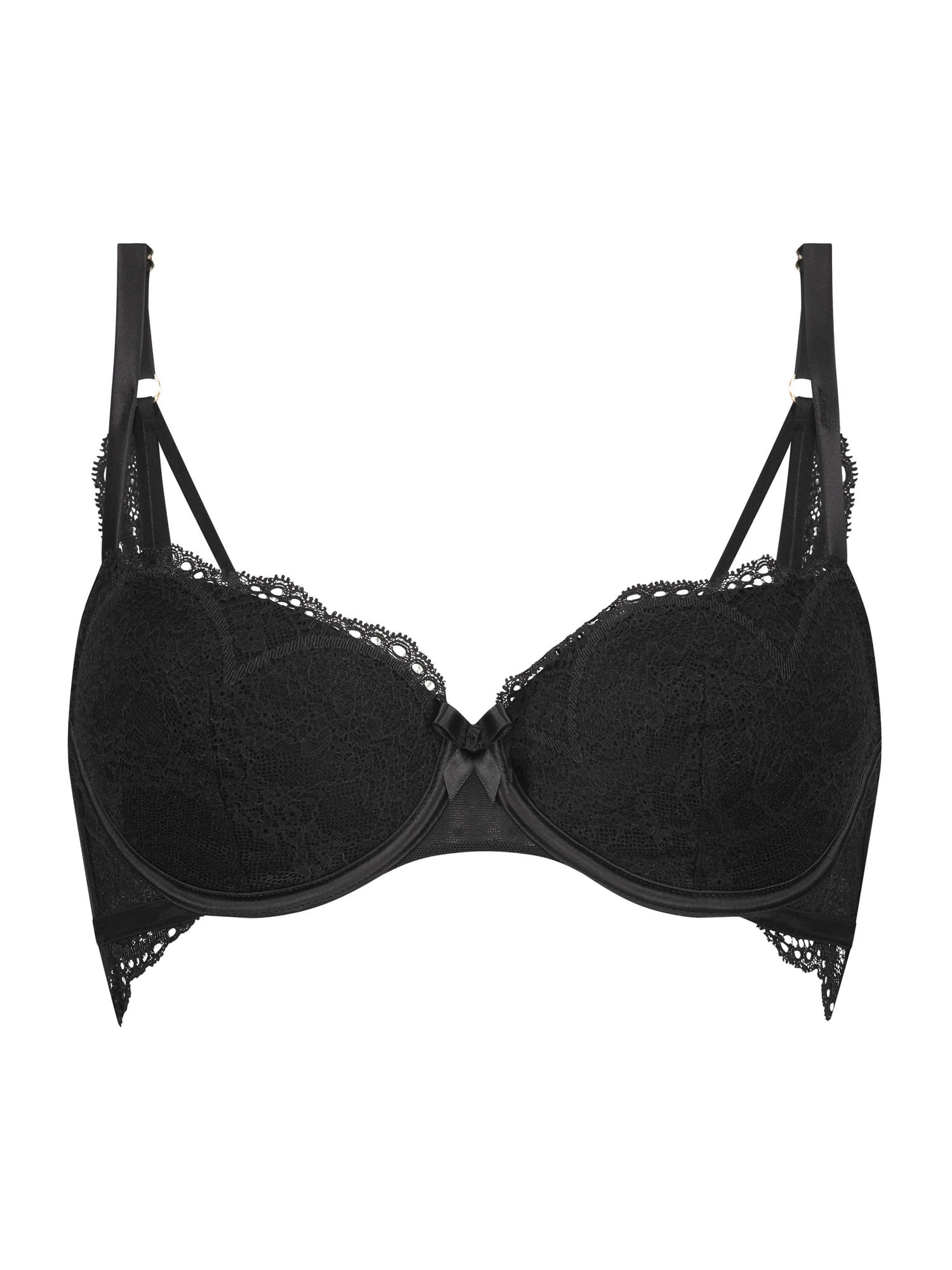 Hunkemöller Nedrček 'Fleur'  črna