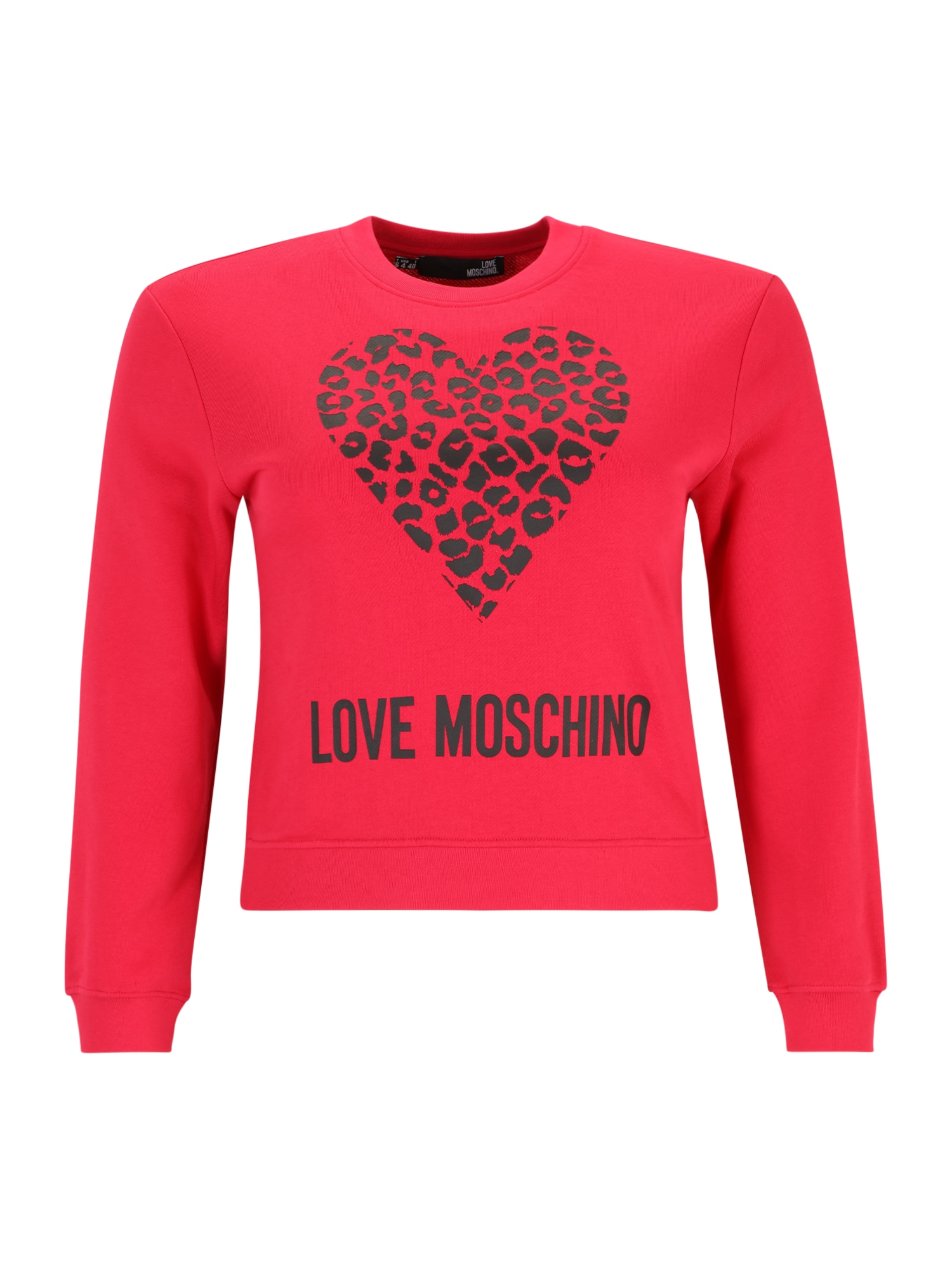 Love Moschino Majica  rdeča / črna