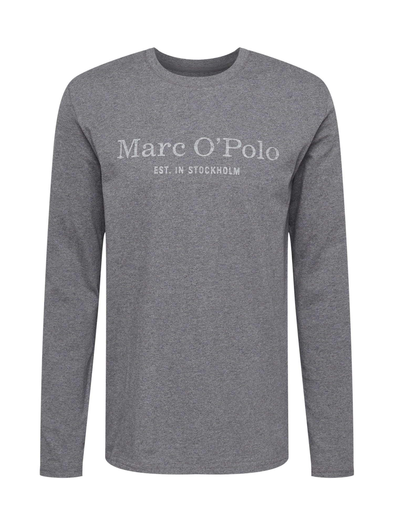 Marc O'Polo Majica  temno siva / pegasto siva