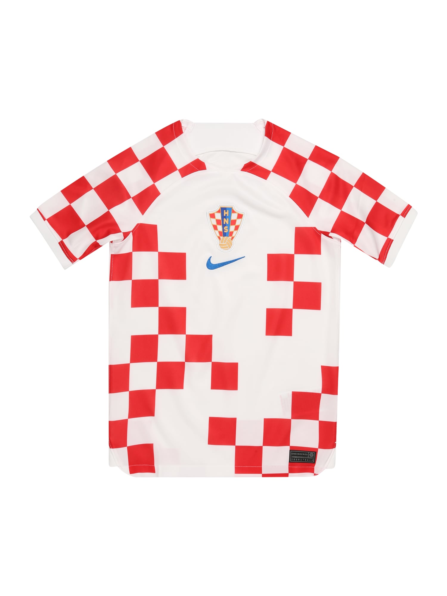 NIKE Funkcionalna majica 'Kroatien'  svetlo bež / nebeško modra / rdeča / bela