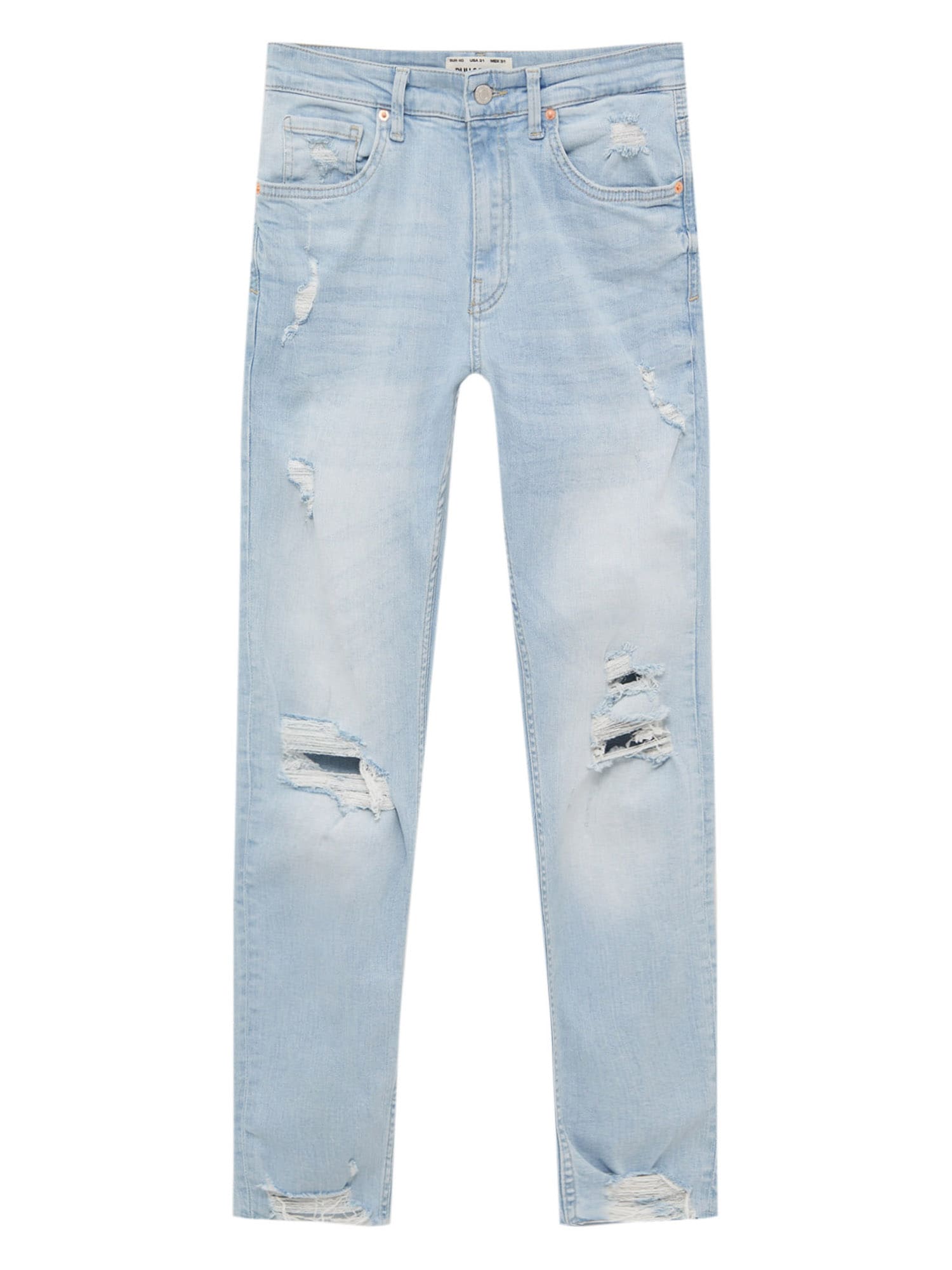 Pull&Bear Kavbojke  moder denim