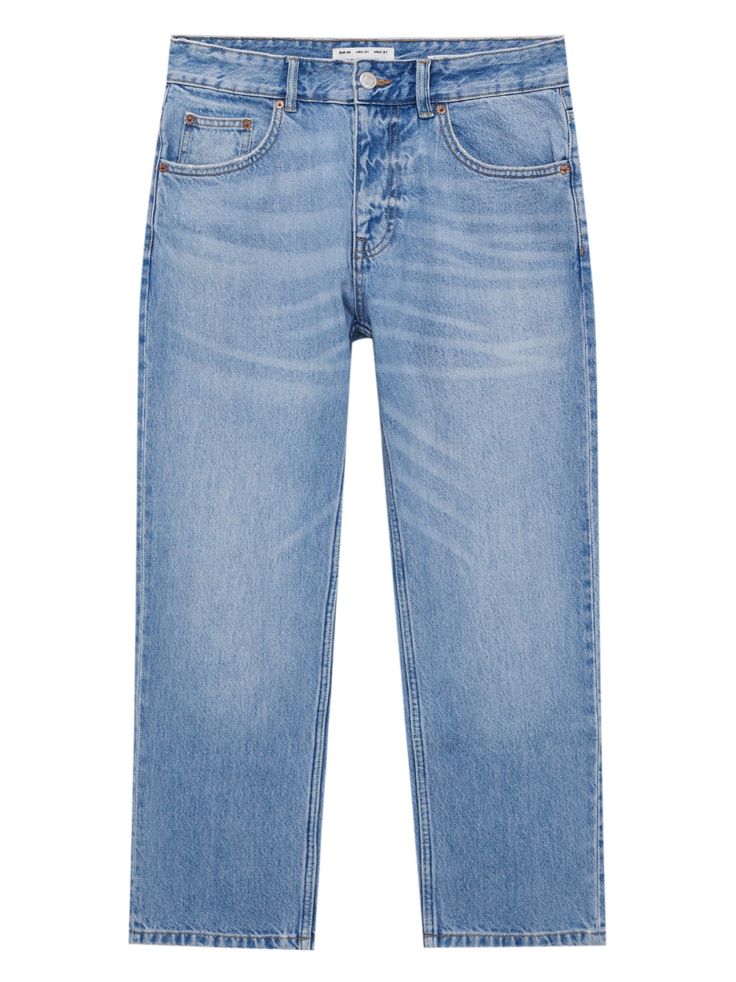 Pull&Bear Kavbojke  moder denim