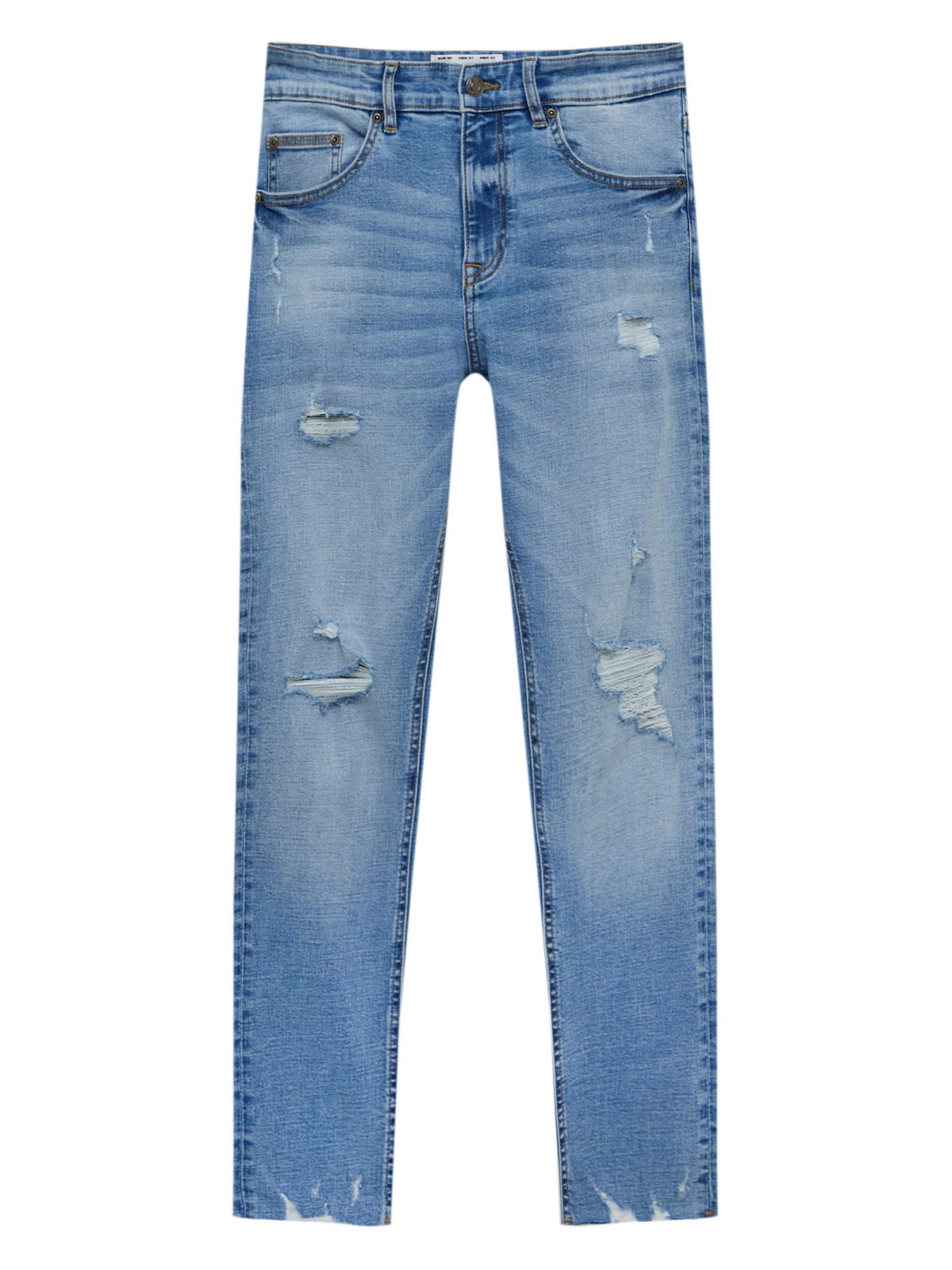 Pull&Bear Kavbojke  moder denim