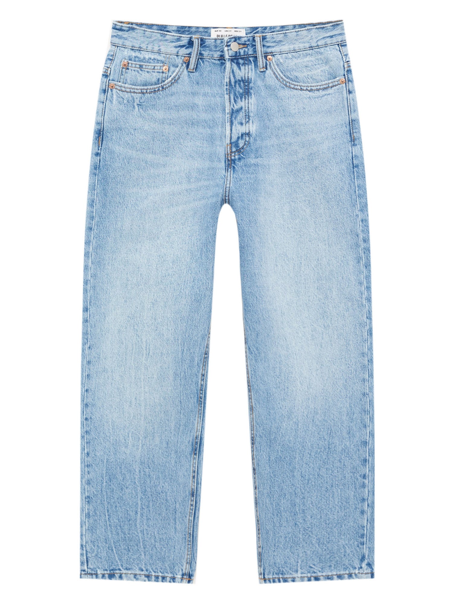 Pull&Bear Kavbojke  moder denim