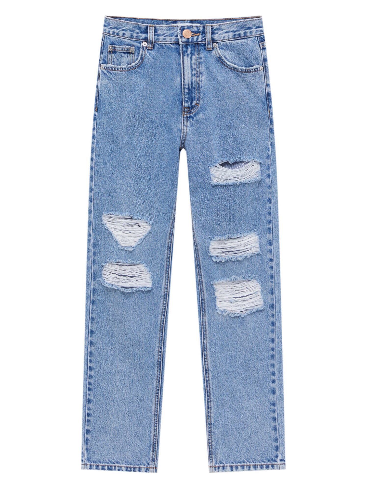 Pull&Bear Kavbojke  moder denim