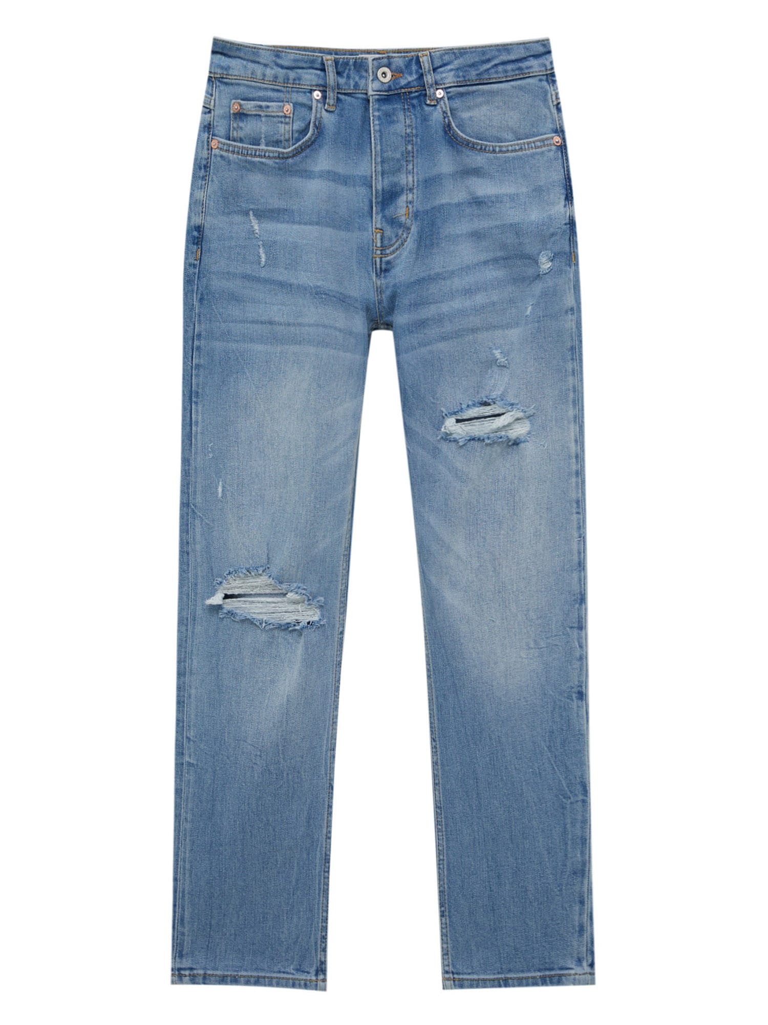 Pull&Bear Kavbojke  moder denim