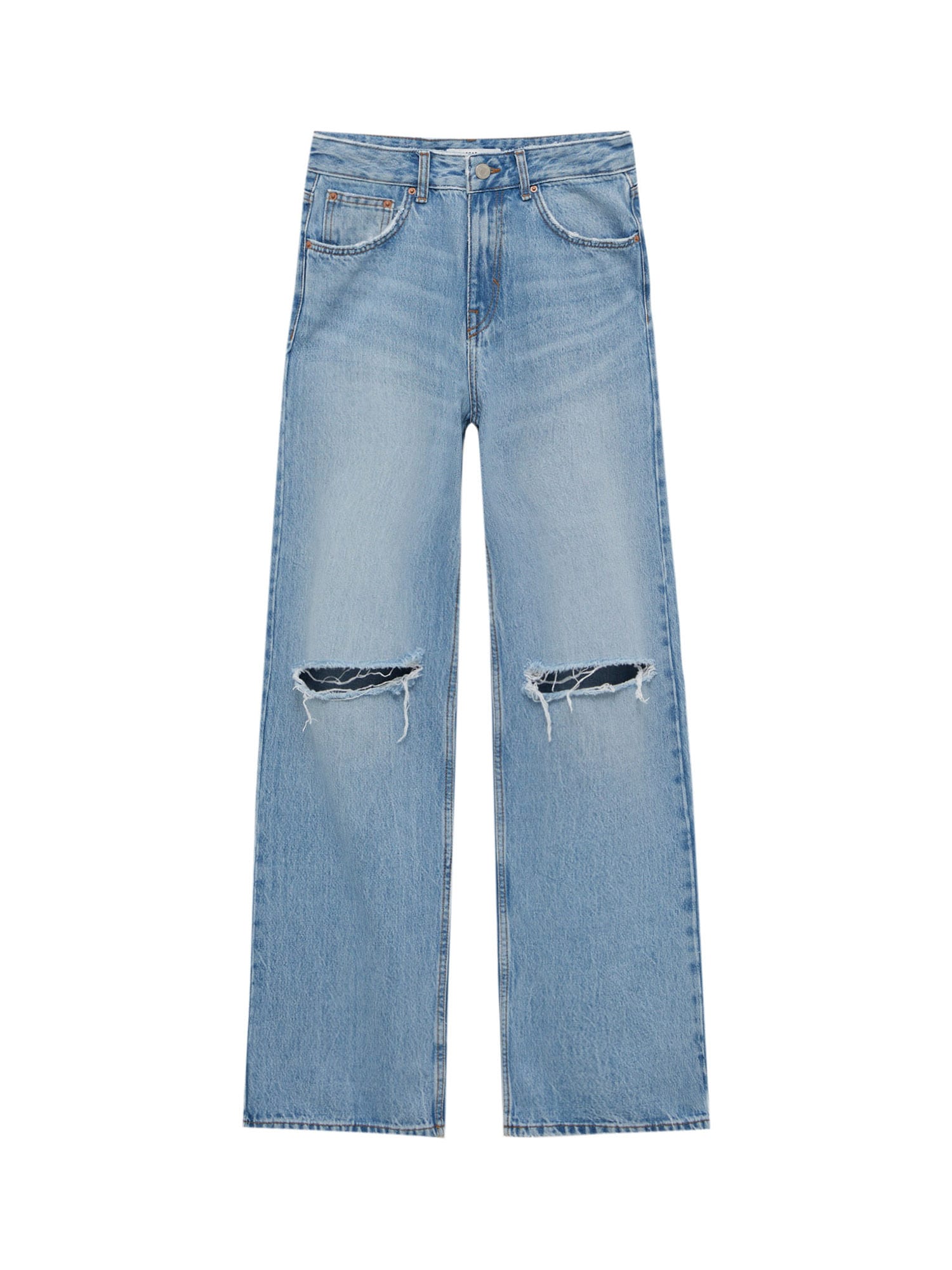 Pull&Bear Kavbojke  moder denim