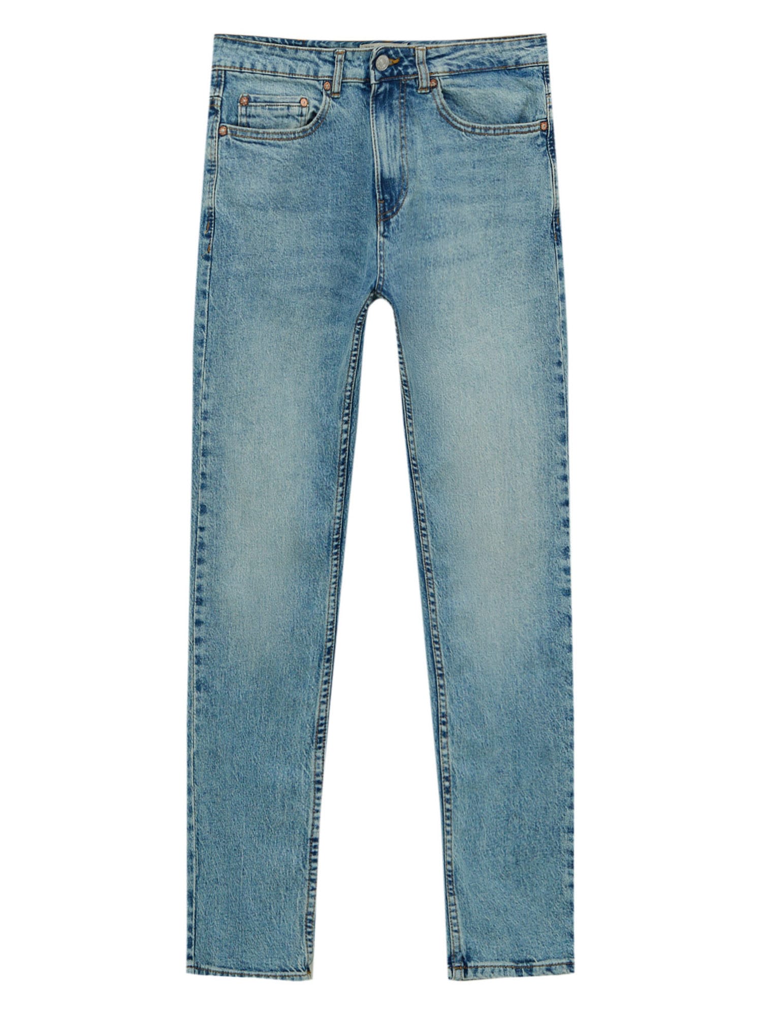 Pull&Bear Kavbojke  moder denim