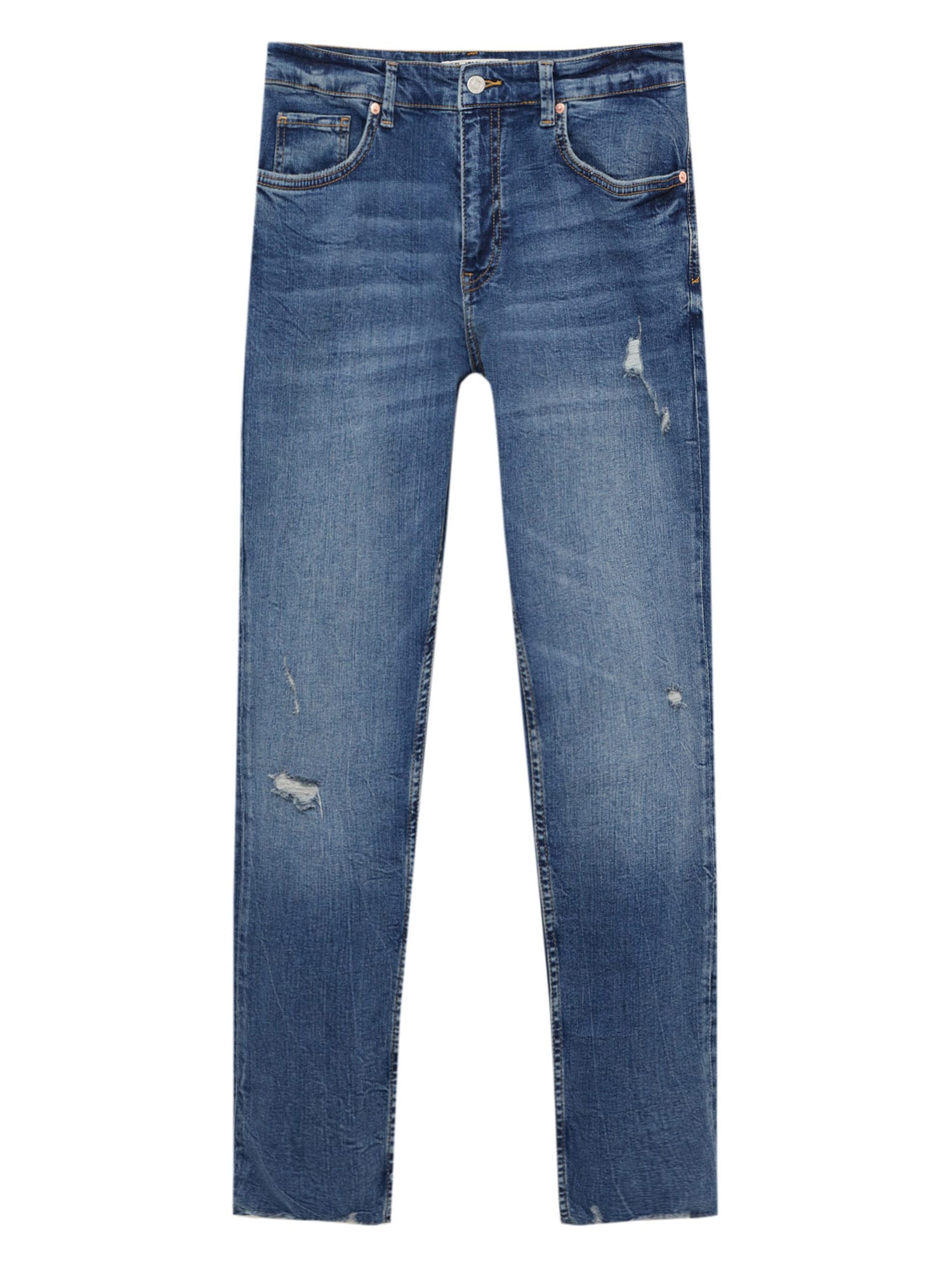 Pull&Bear Kavbojke  moder denim