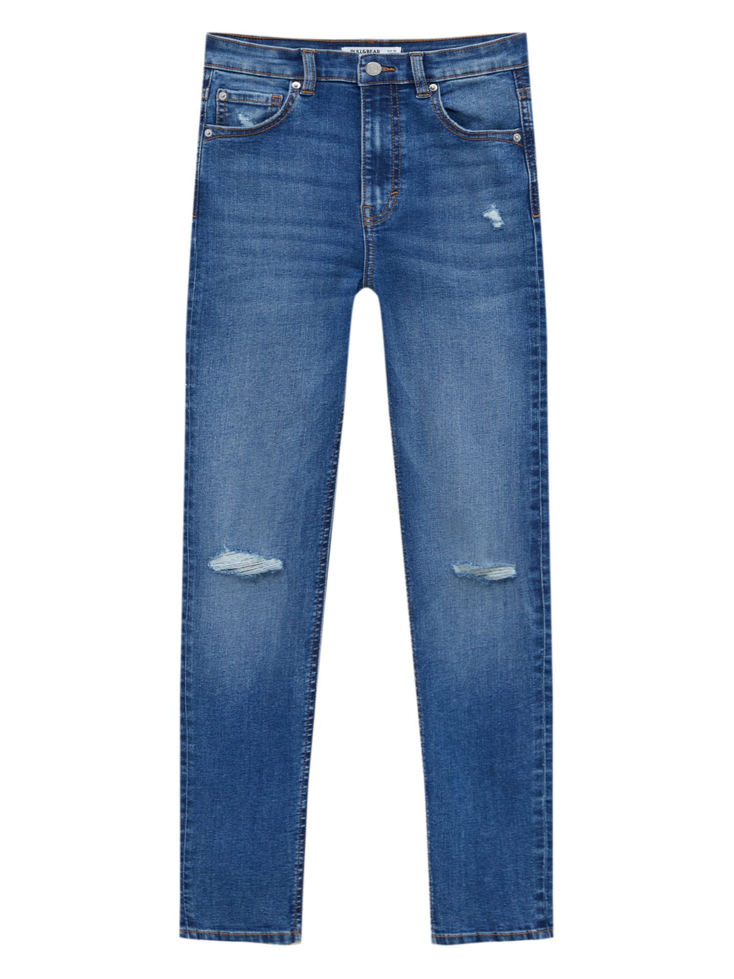 Pull&Bear Kavbojke  moder denim