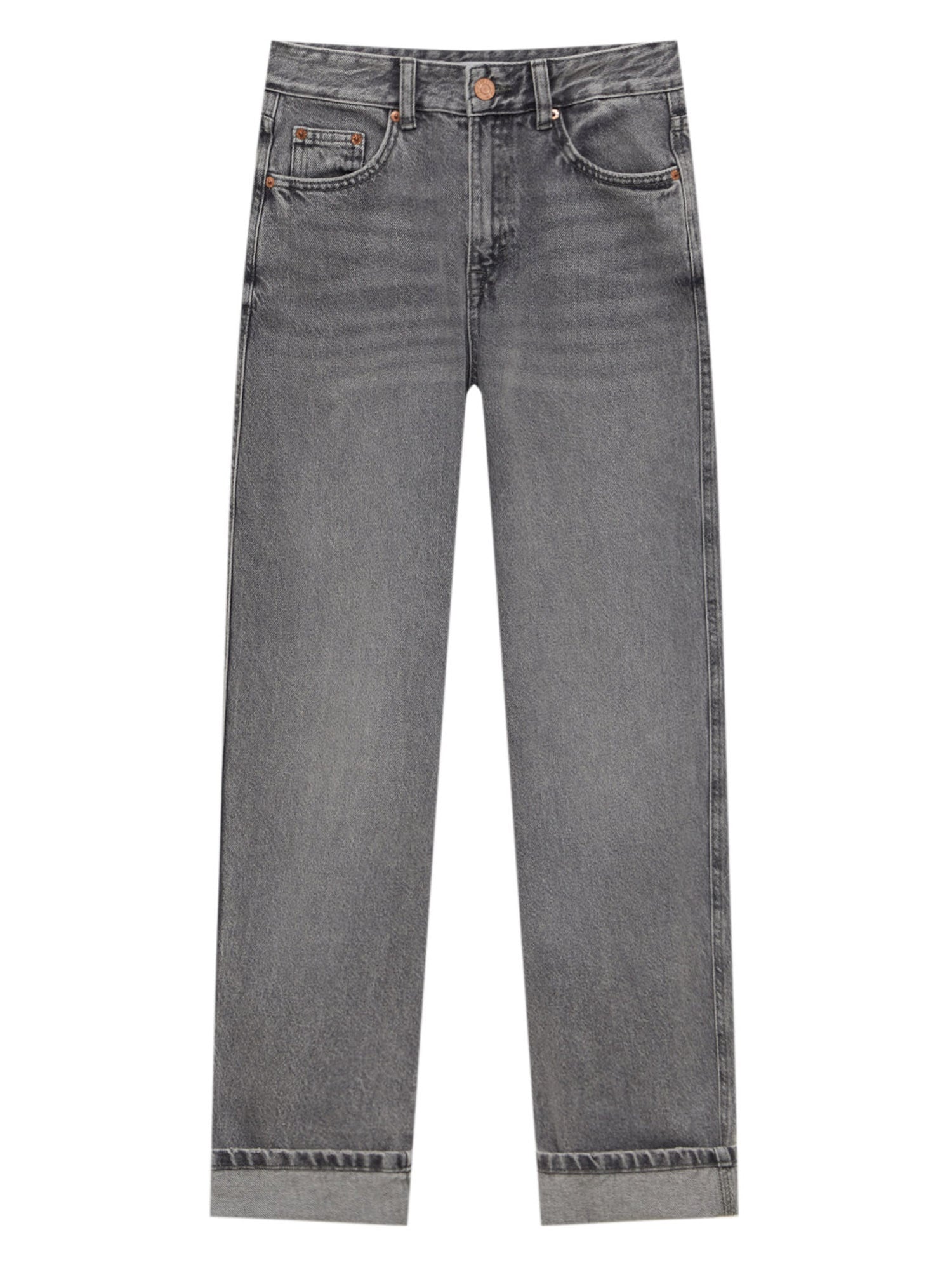 Pull&Bear Kavbojke  siv denim