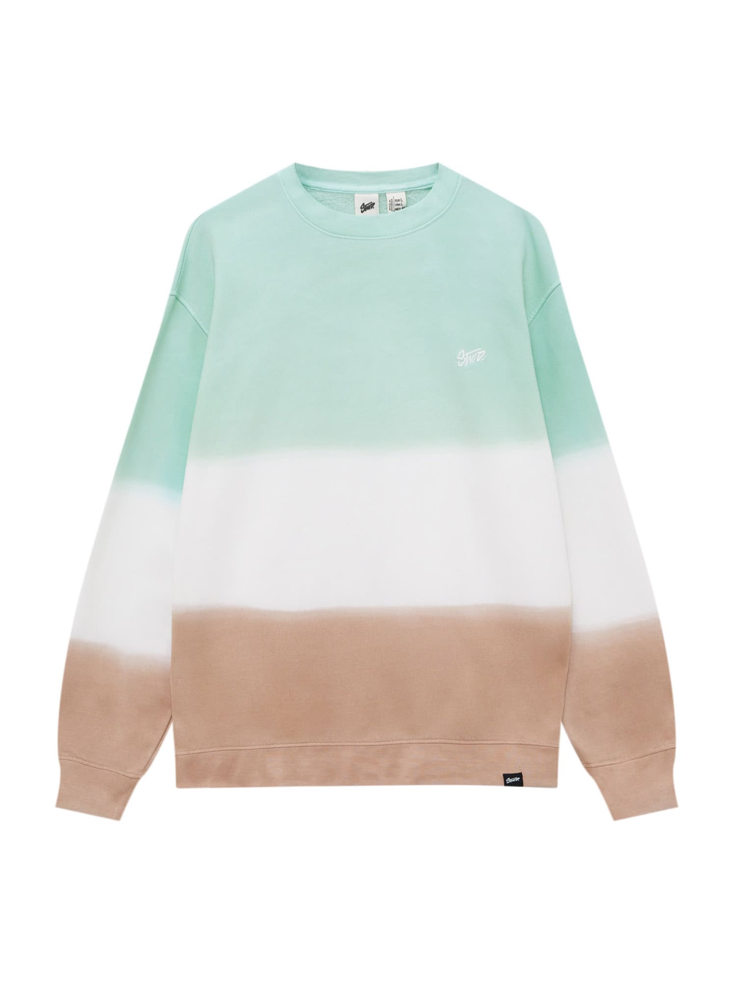 Pull&Bear Majica  pesek / meta / bela