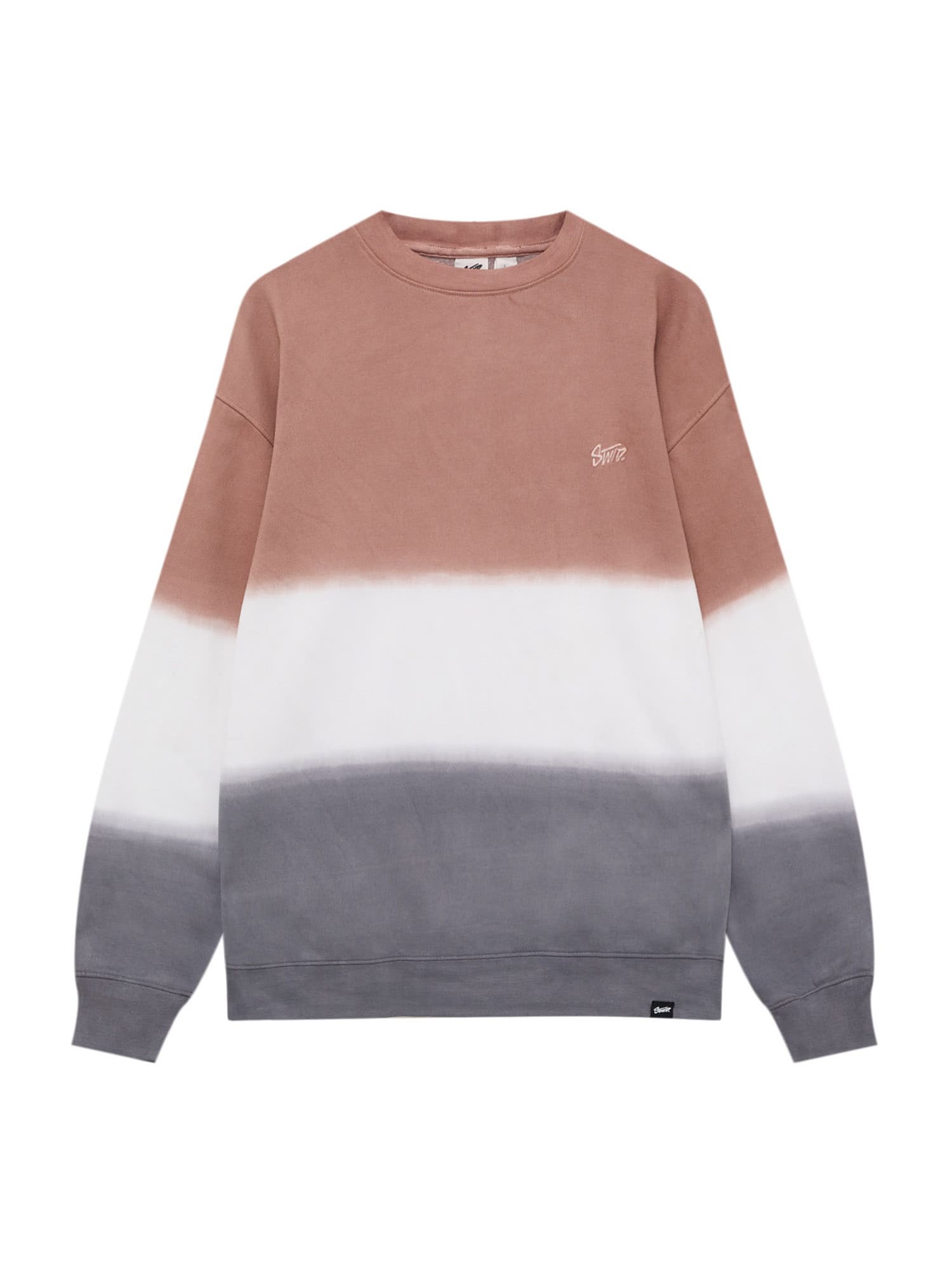 Pull&Bear Majica  svetlo rjava / siva / bela