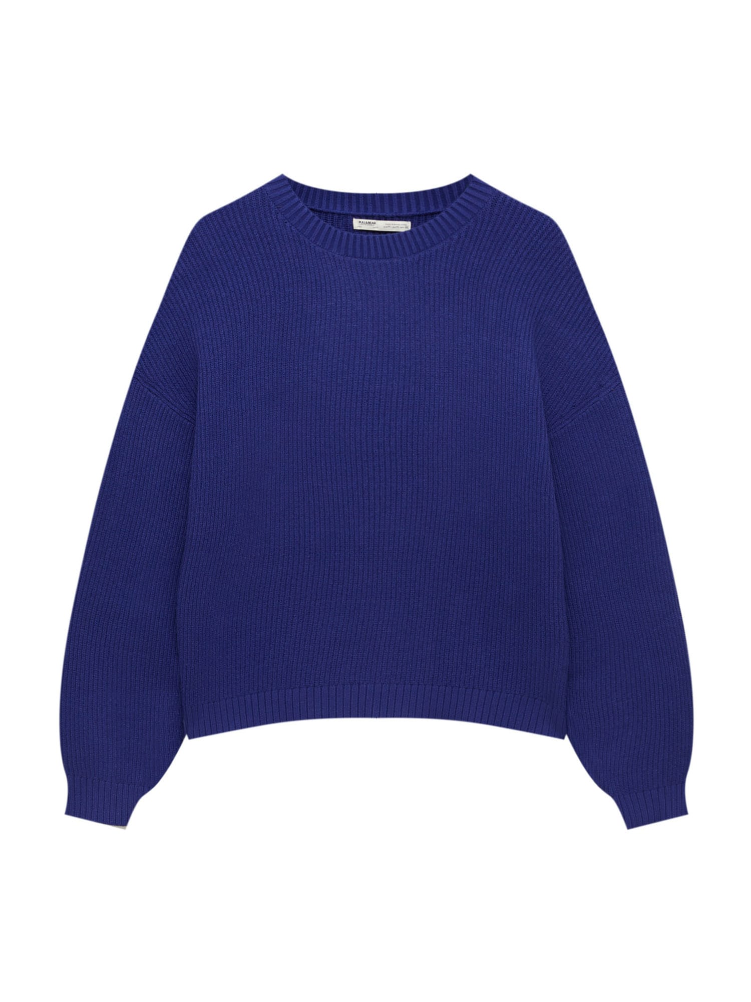 Pull&Bear Pulover  temno modra