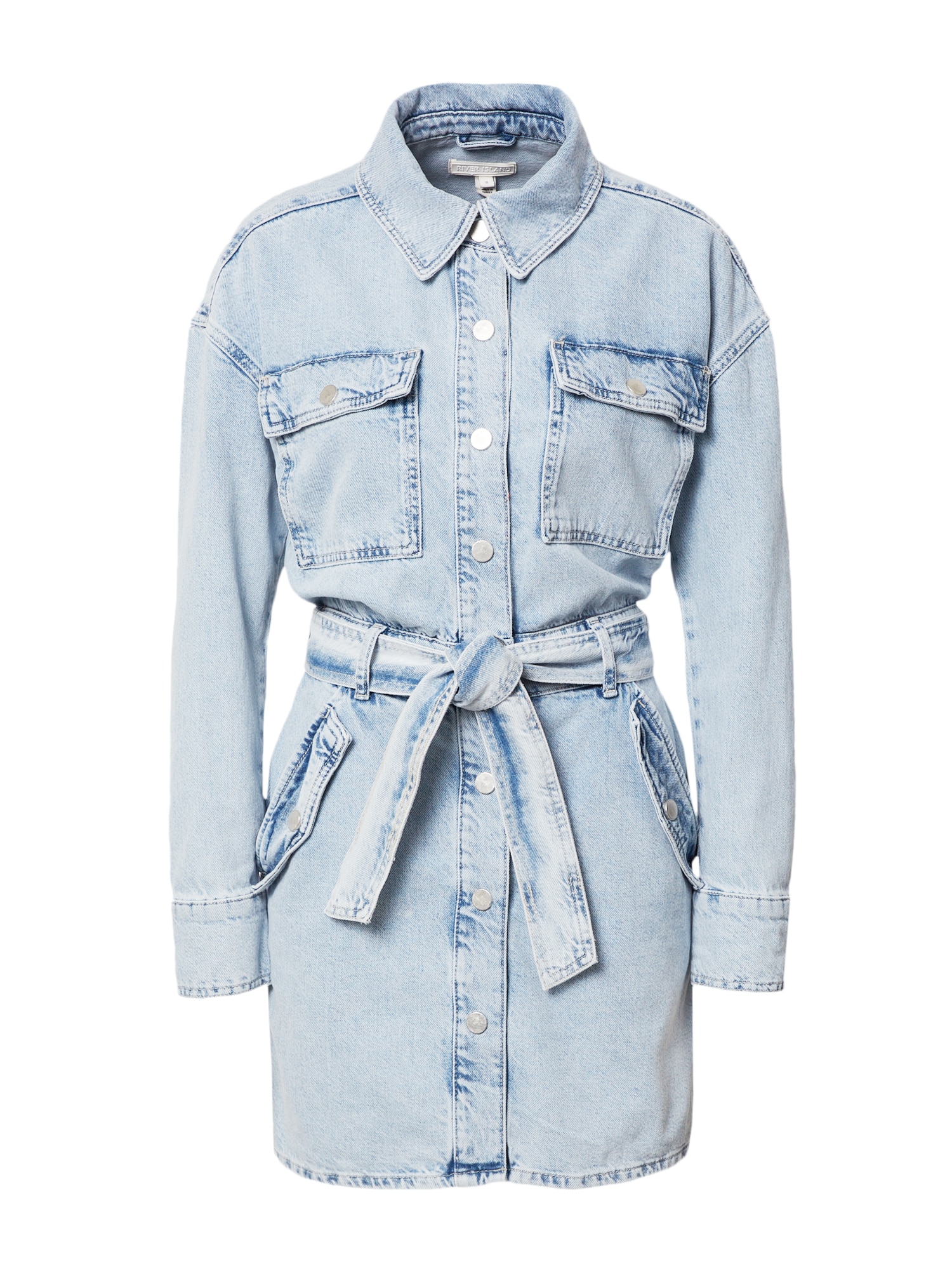 River Island Obleka  moder denim