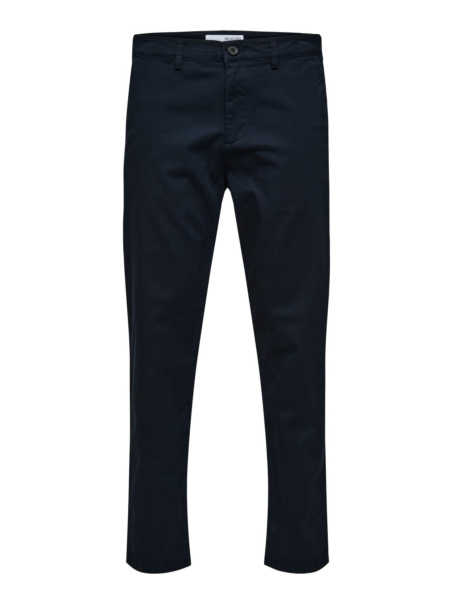 SELECTED HOMME Chino hlače  temno modra