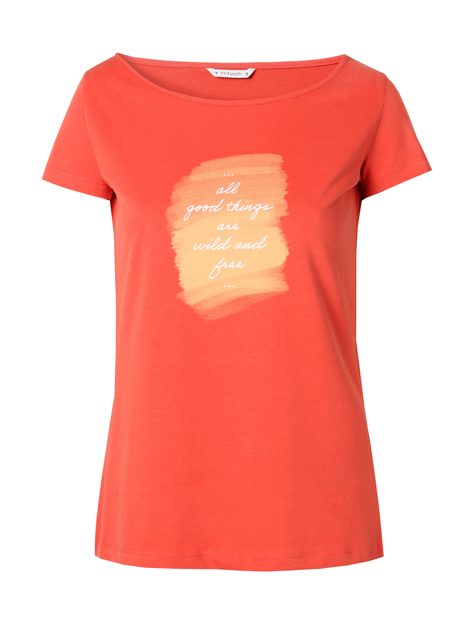 TATUUM Majica 'ALBINA 2'  korala / svetlo oranžna / bela