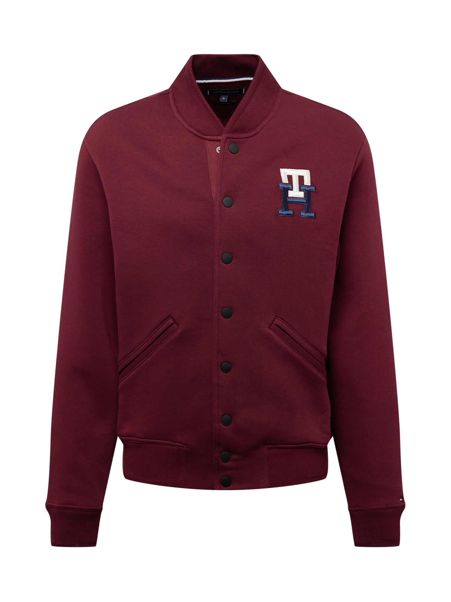 TOMMY HILFIGER Jopa na zadrgo  mornarska / bordo / bela