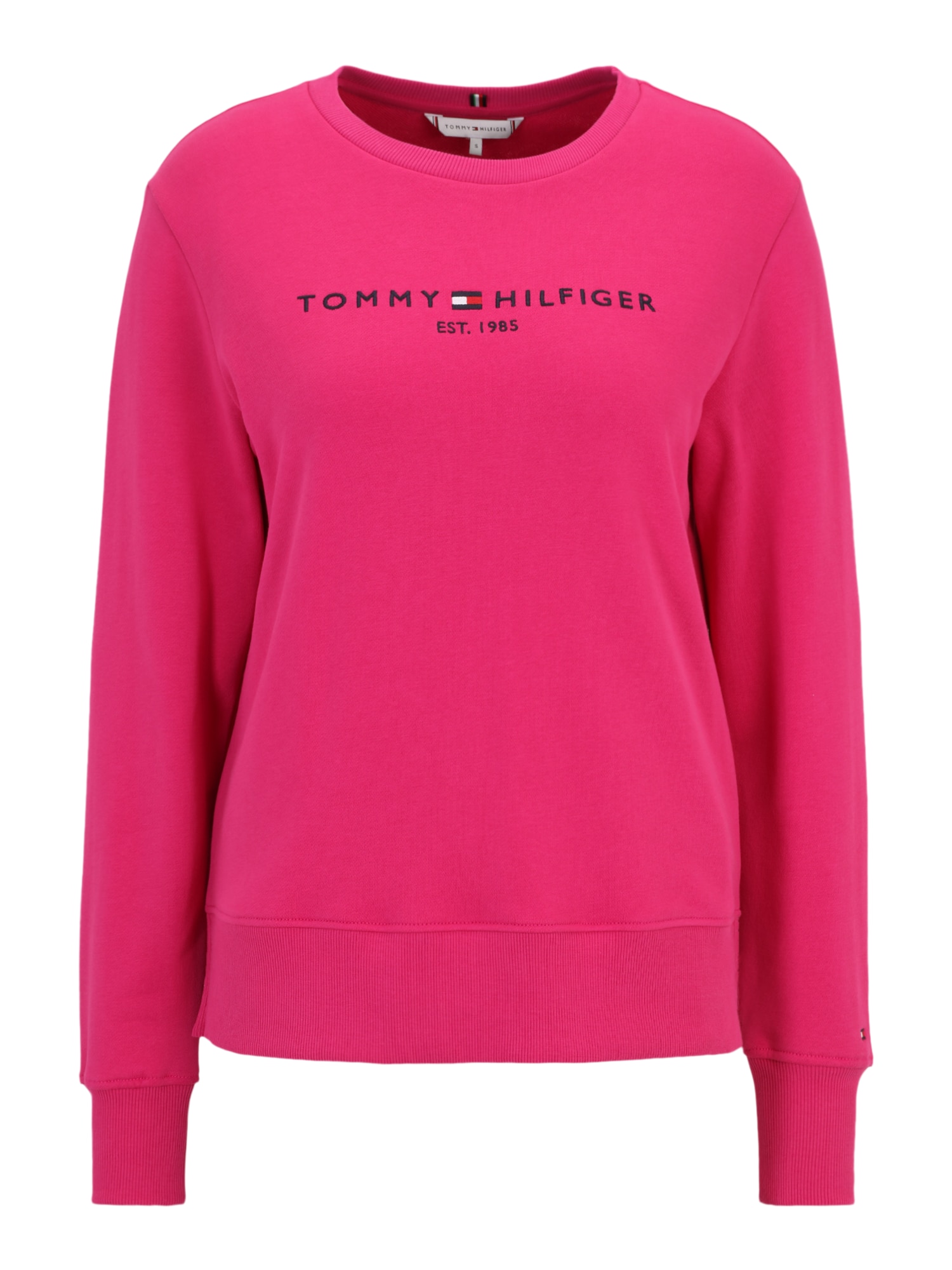 TOMMY HILFIGER Majica  mornarska / magenta / rdeča / bela