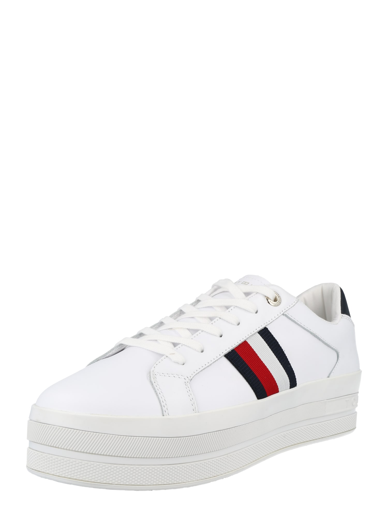 TOMMY HILFIGER Nizke superge  mornarska / rdeča / bela