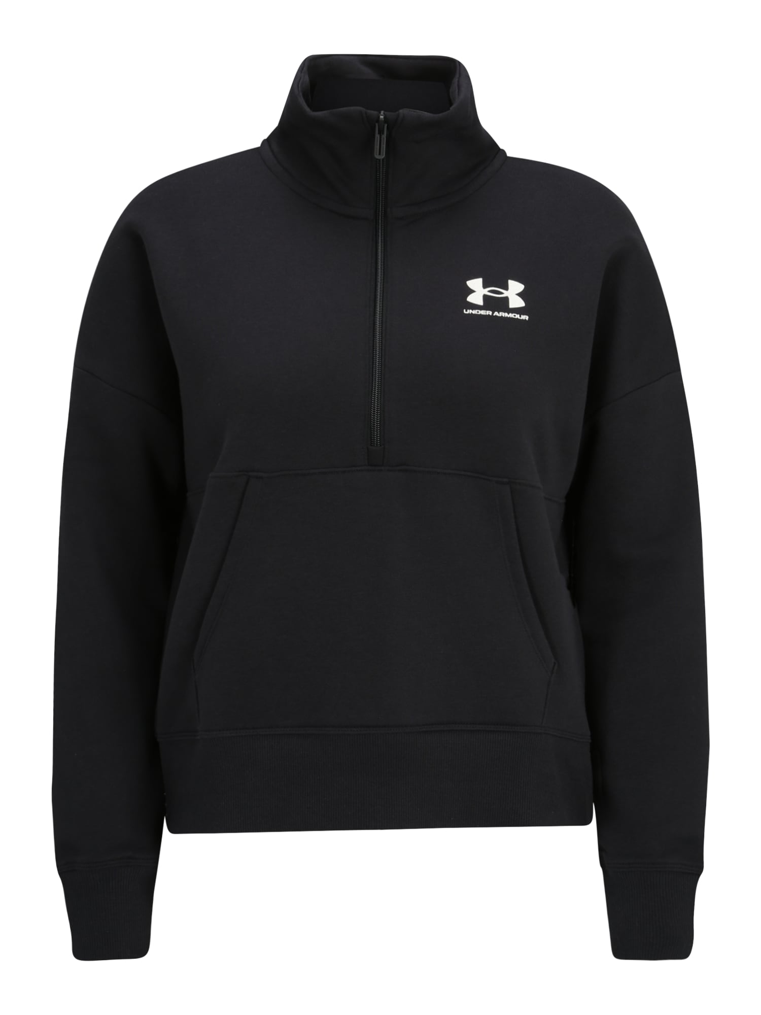 UNDER ARMOUR Športna majica 'Rival'  črna / bela