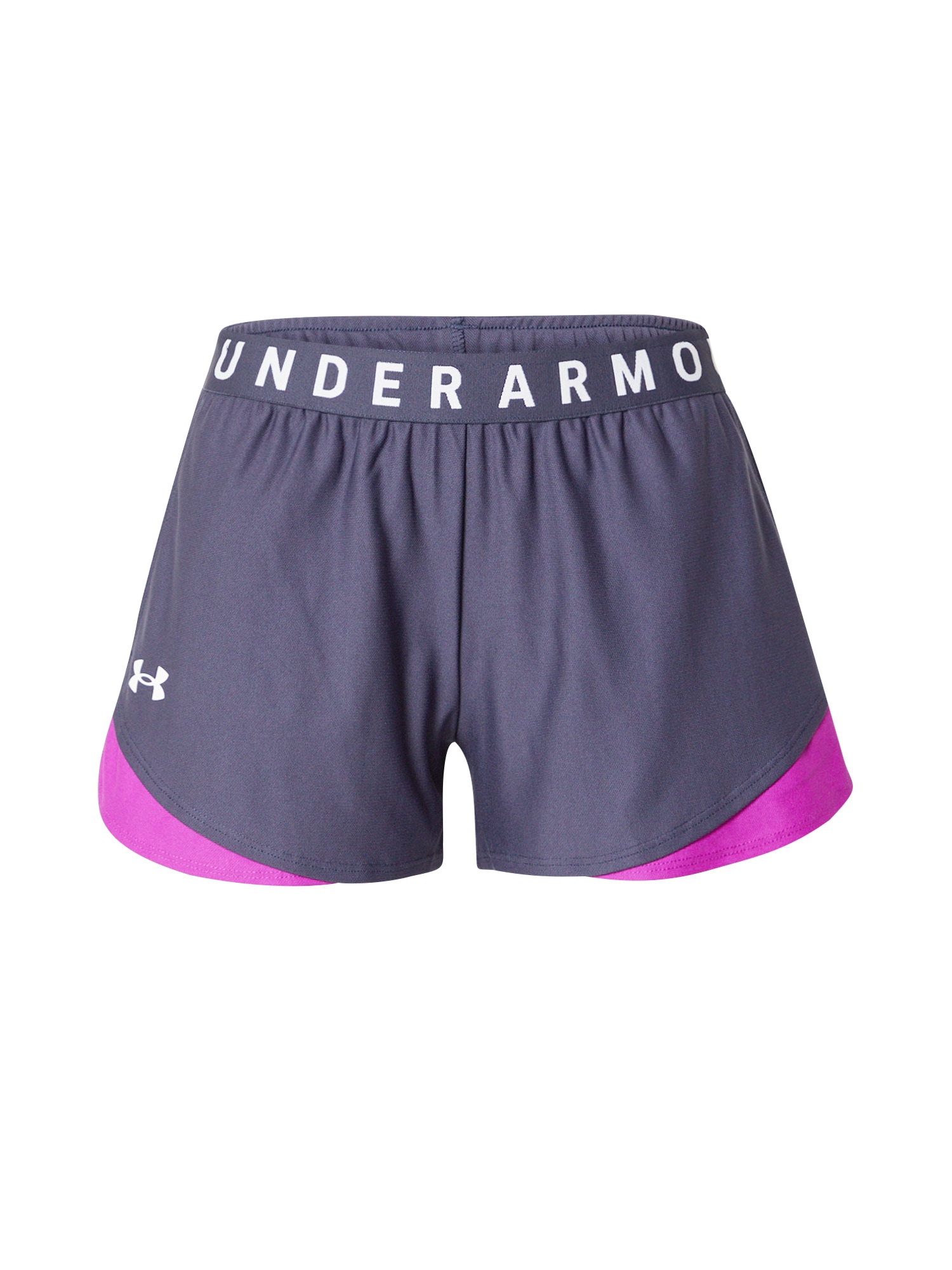 UNDER ARMOUR Športne hlače 'Play Up 3..0'  grafit / temno liila / bela