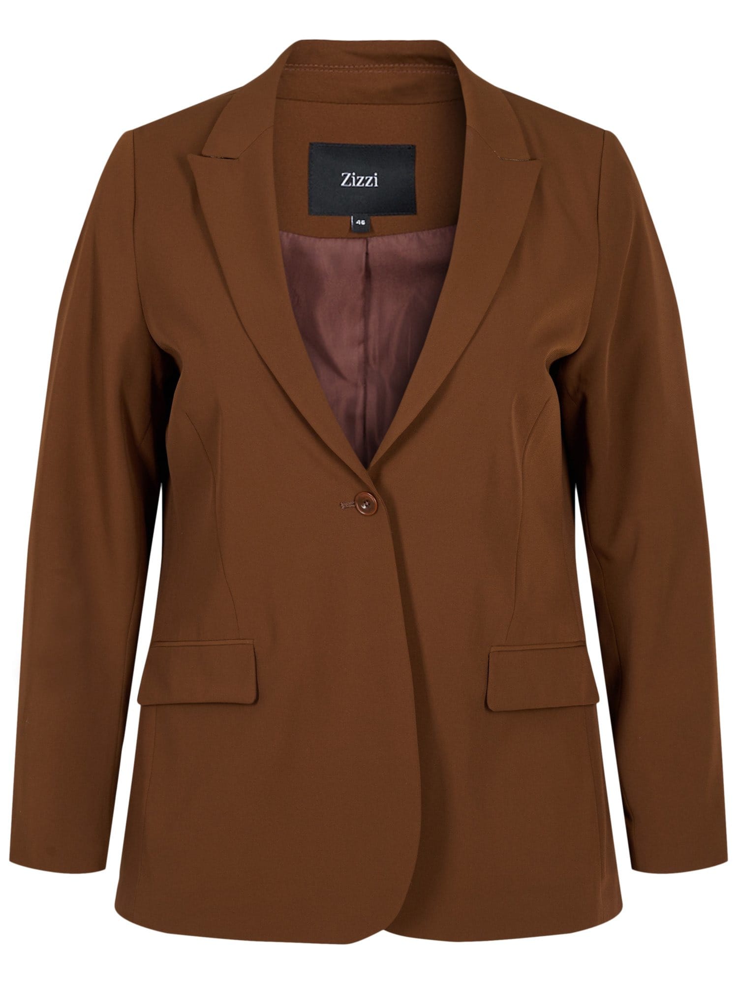 Zizzi Blazer 'Haley'  rjava