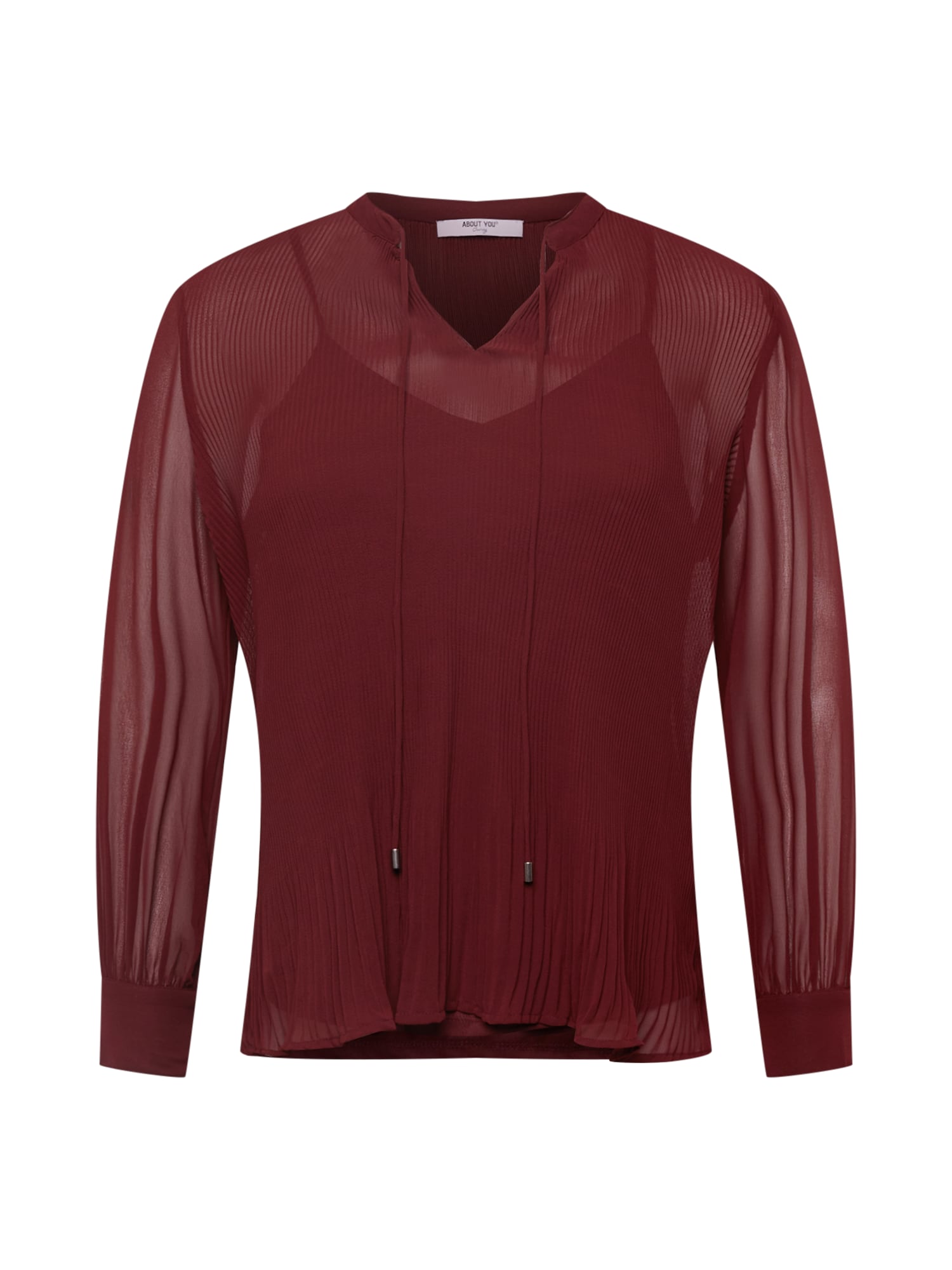 ABOUT YOU Curvy Bluza 'Charlie'  bordo