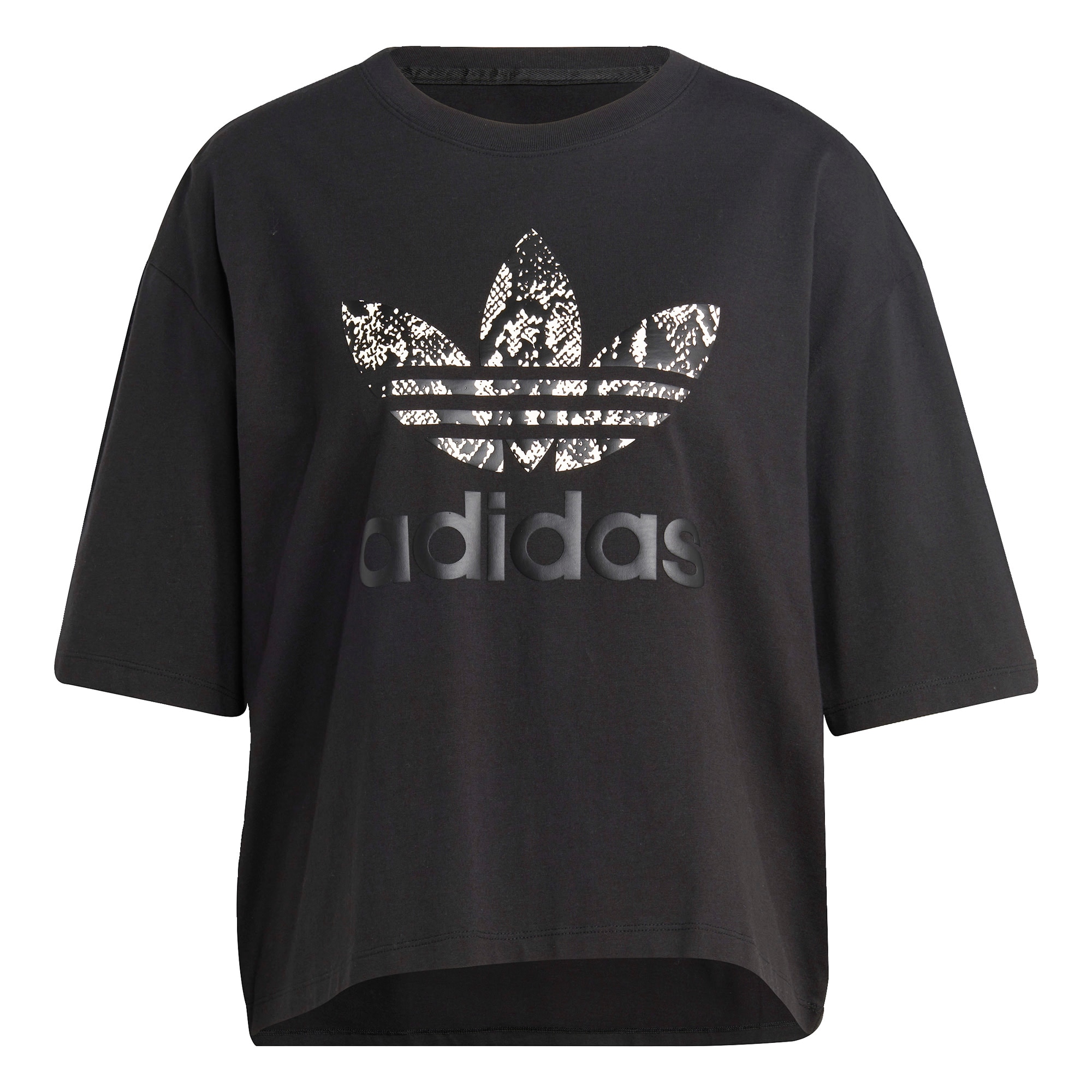 ADIDAS ORIGINALS Majica  črna / bela