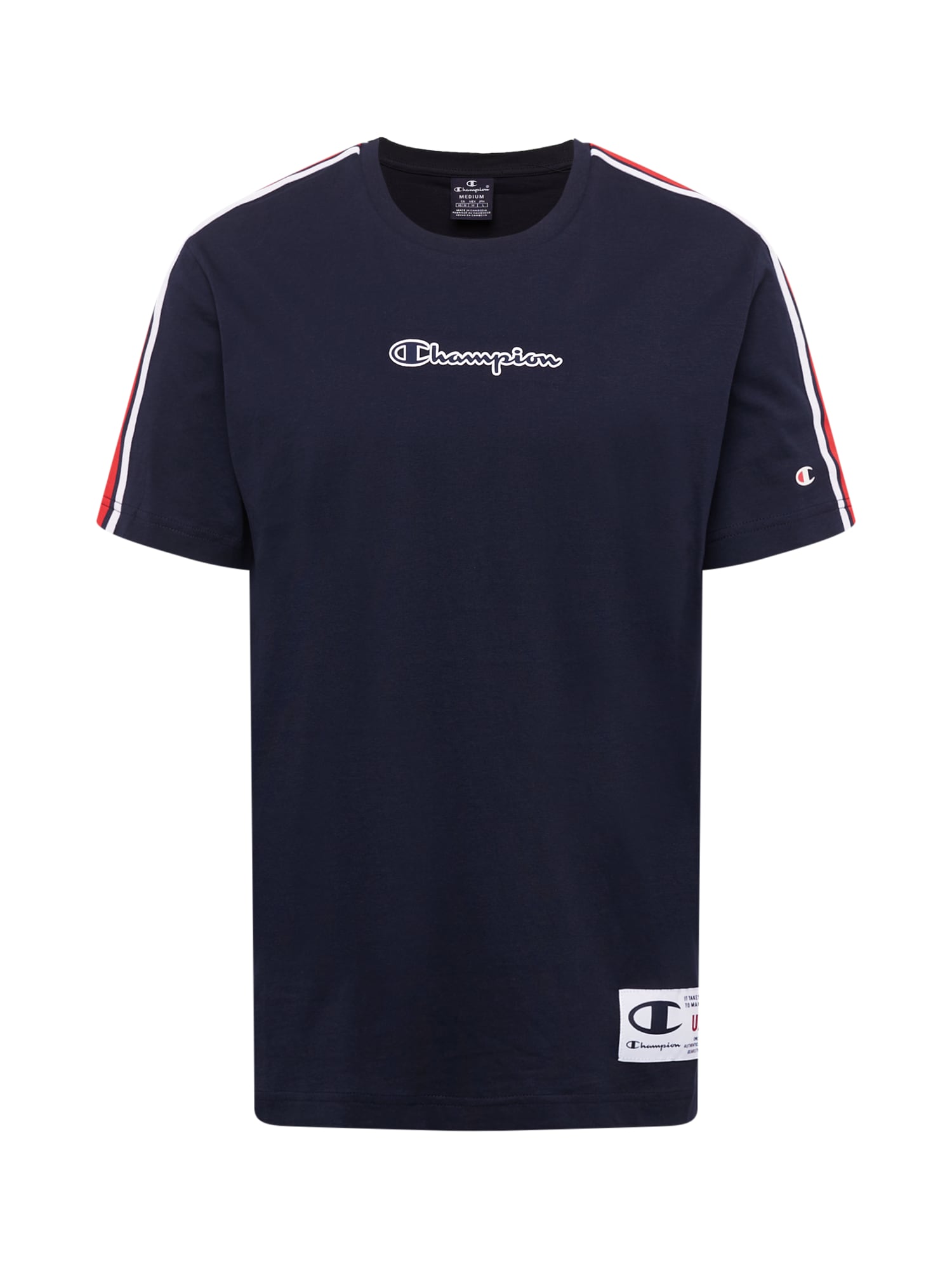 Champion Authentic Athletic Apparel Majica  mornarska / rdeča / bela