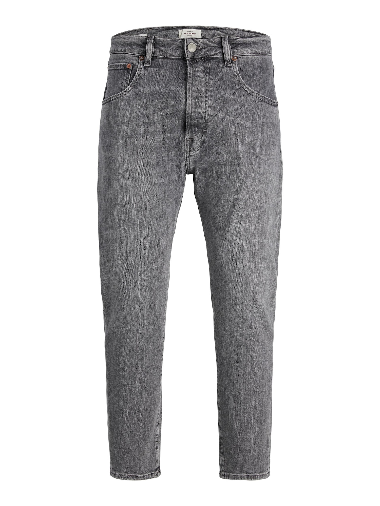 JACK & JONES Kavbojke 'FRANK LEEN'  siv denim