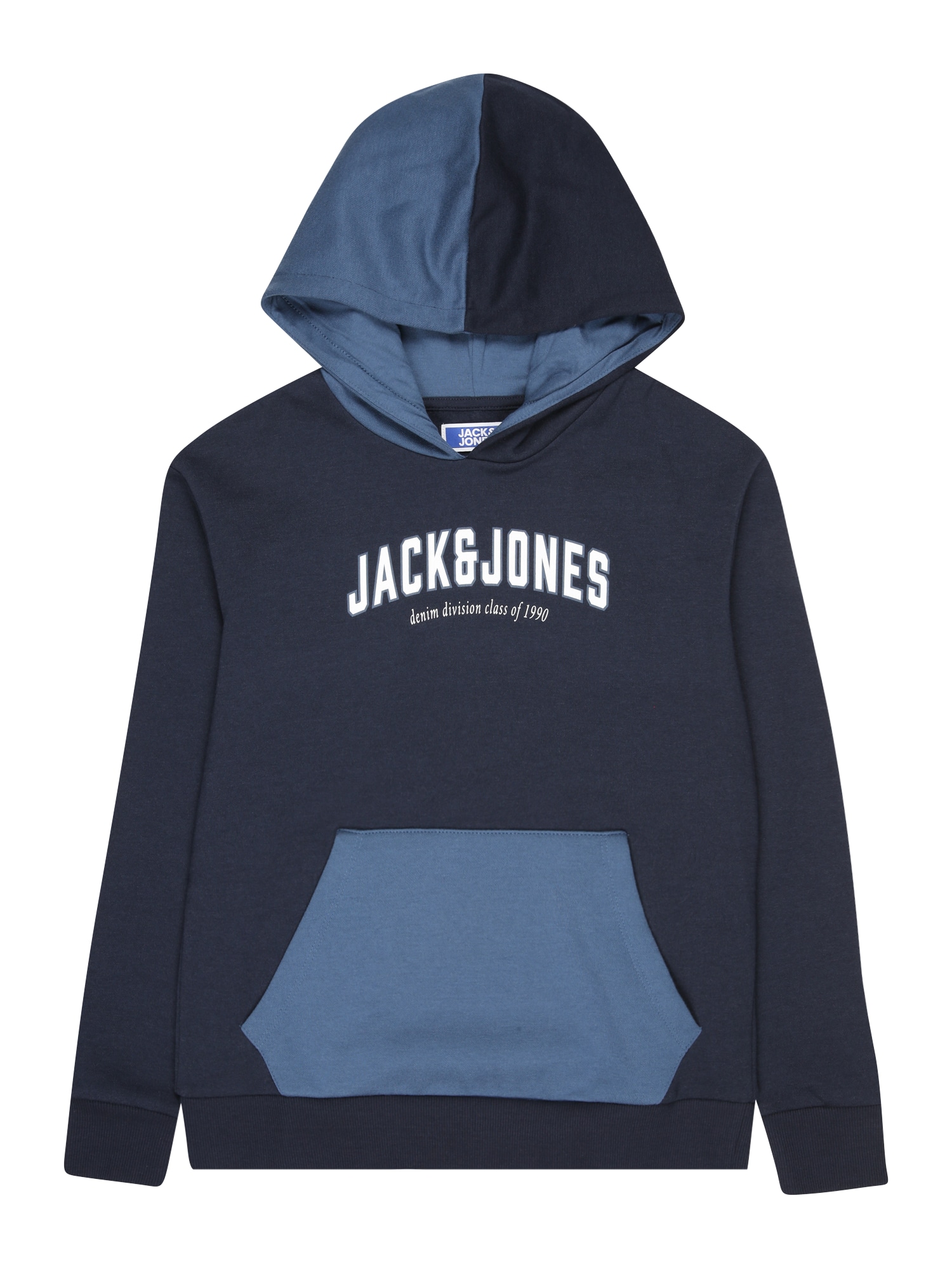 Jack & Jones Junior Majica 'Division'  mornarska / dimno modra / bela
