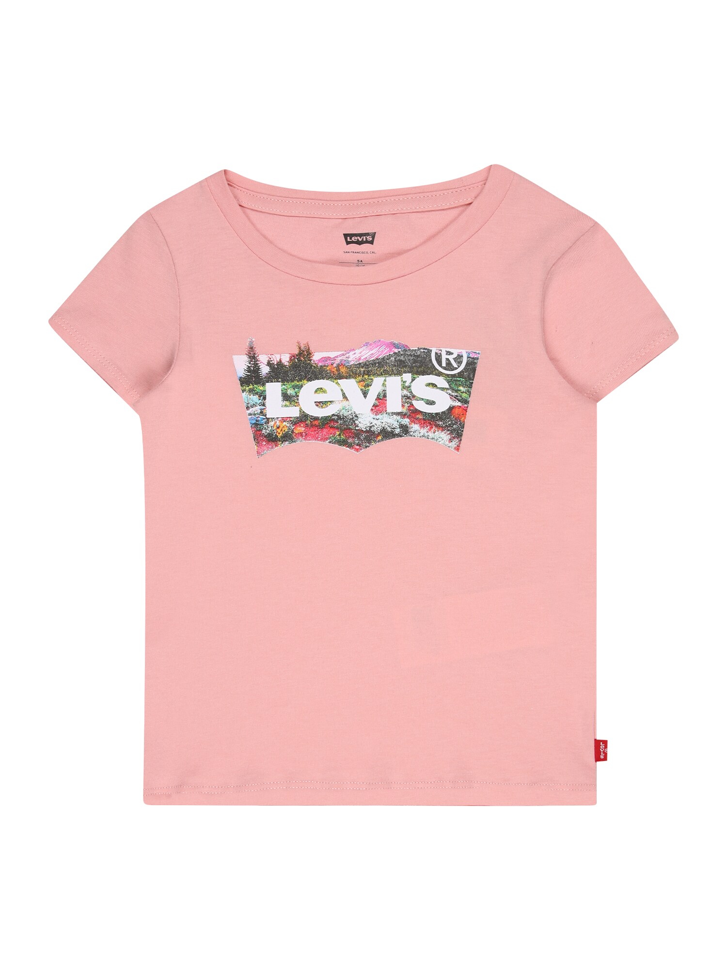 LEVI'S Majica  travnato zelena / roza / grenada / bela