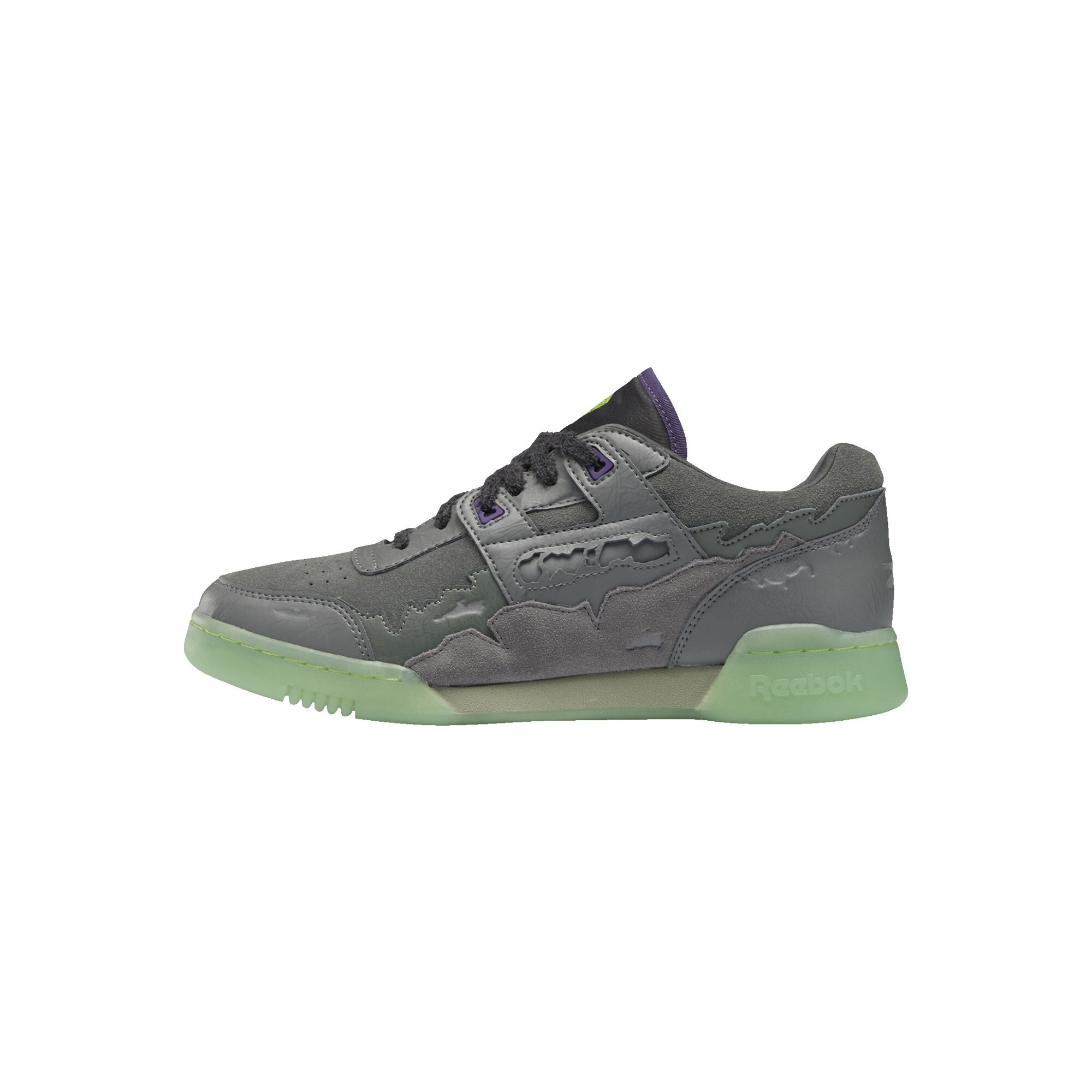 Reebok Classics Nizke superge  siva / neonsko zelena / lila