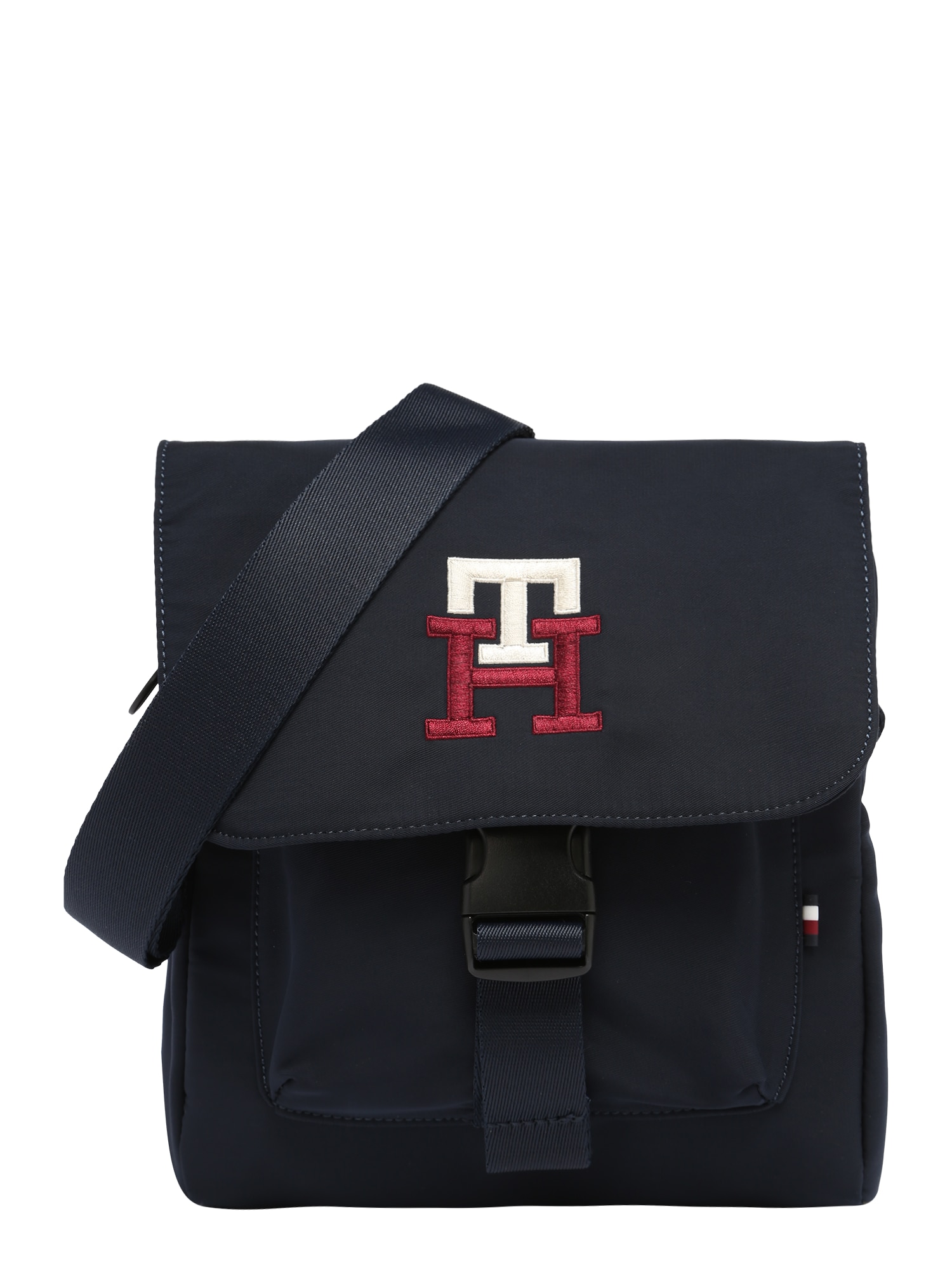 TOMMY HILFIGER Torba za čez ramo  mornarska / rdeča / bela