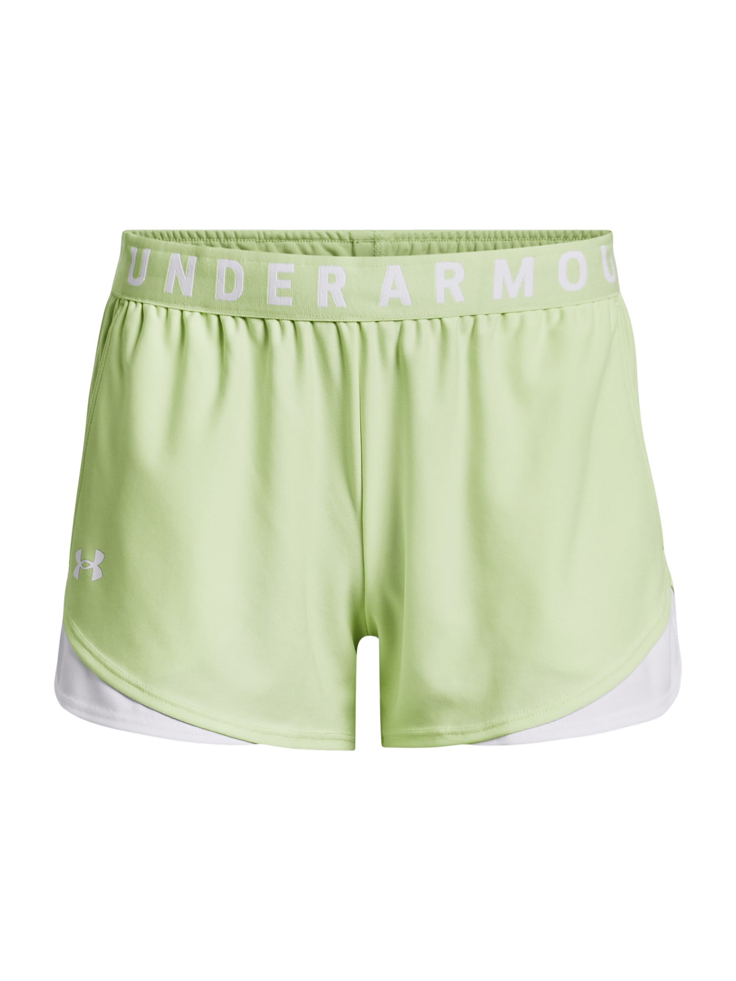 UNDER ARMOUR Športne hlače 'Play Up Shorts 3.0'  siva / zelena