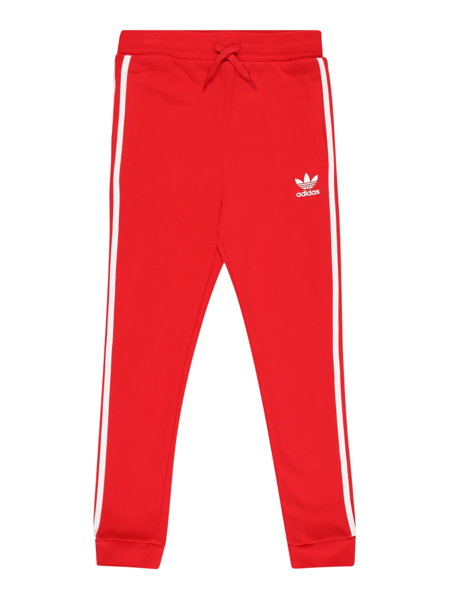 ADIDAS ORIGINALS Hlače  svetlo rdeča / bela