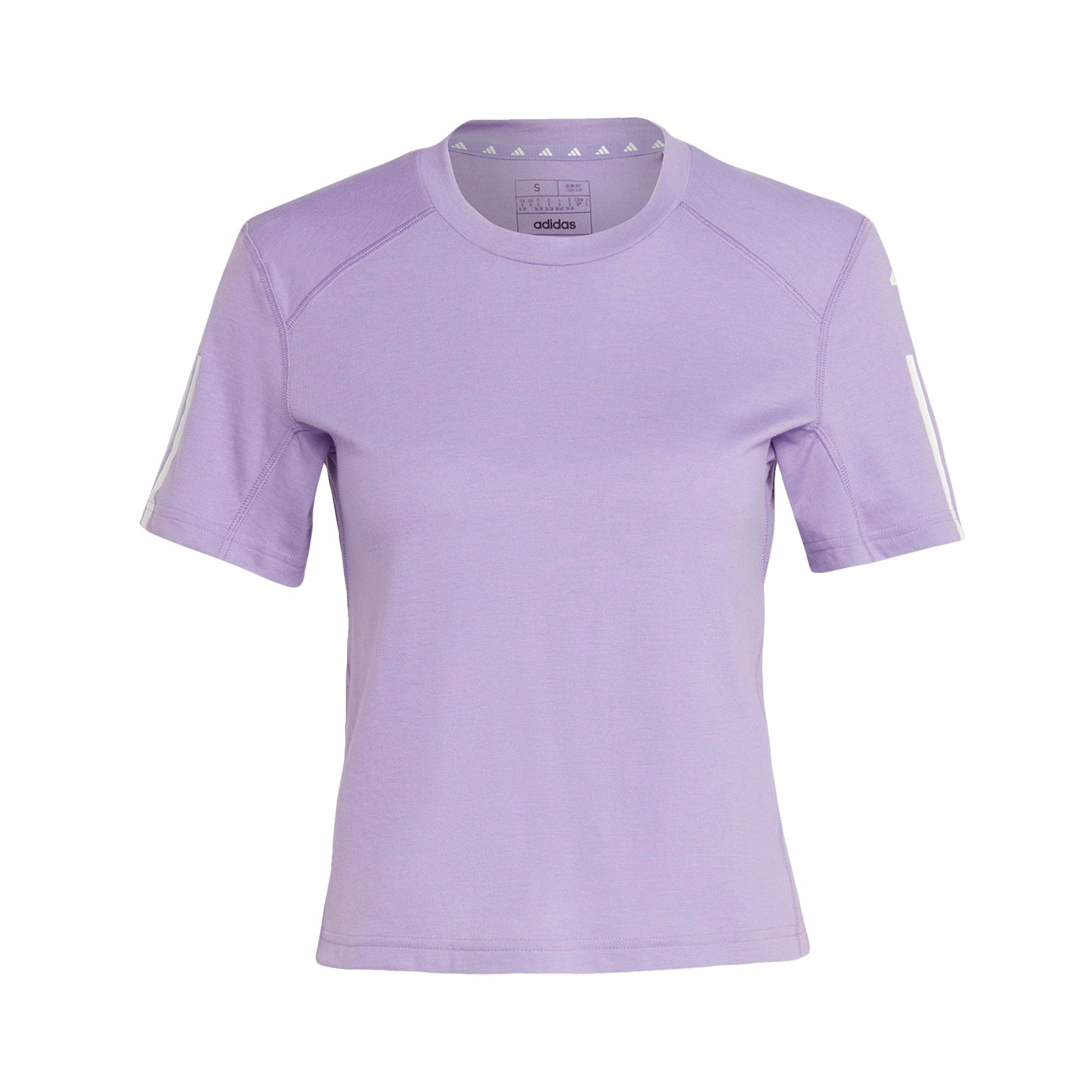 ADIDAS PERFORMANCE Funkcionalna majica  lila / bela