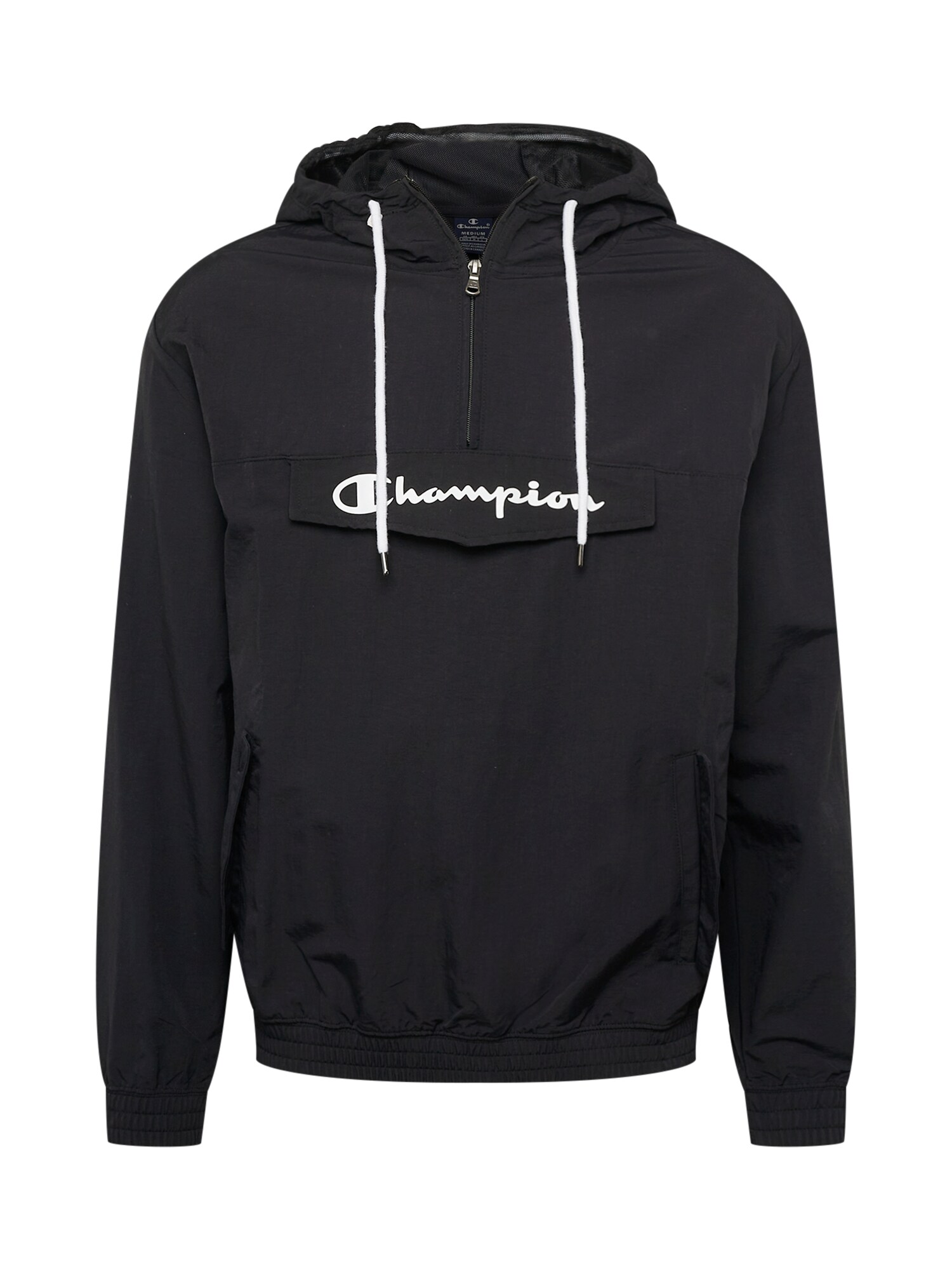 Champion Authentic Athletic Apparel Prehodna jakna  črna / bela