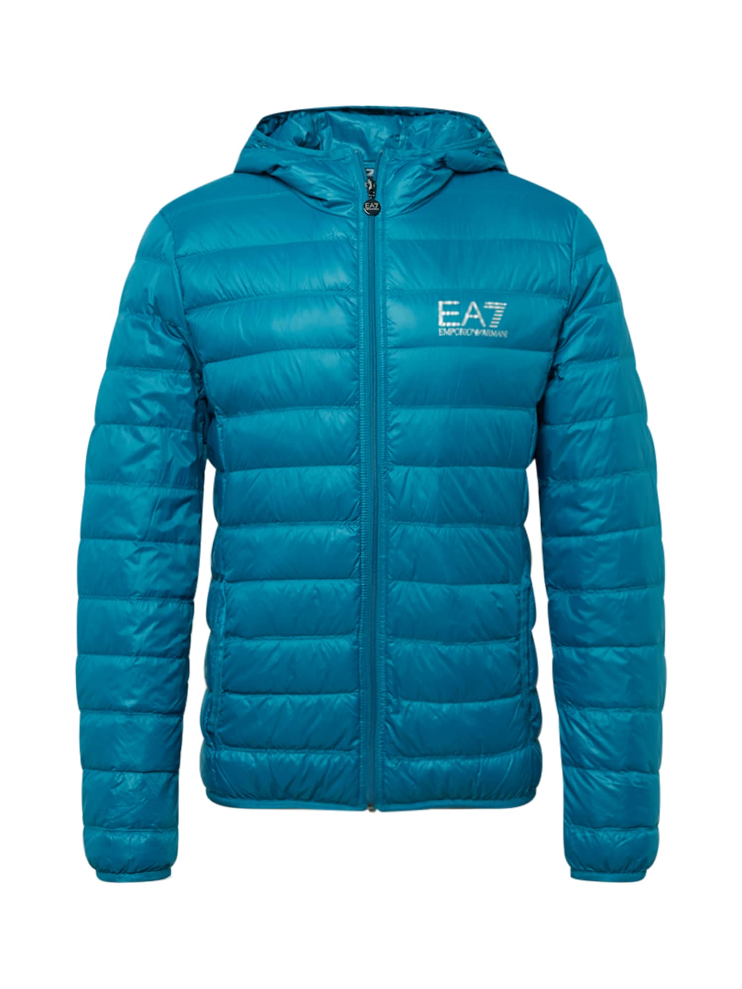 EA7 Emporio Armani Zimska jakna  nebeško modra / bela